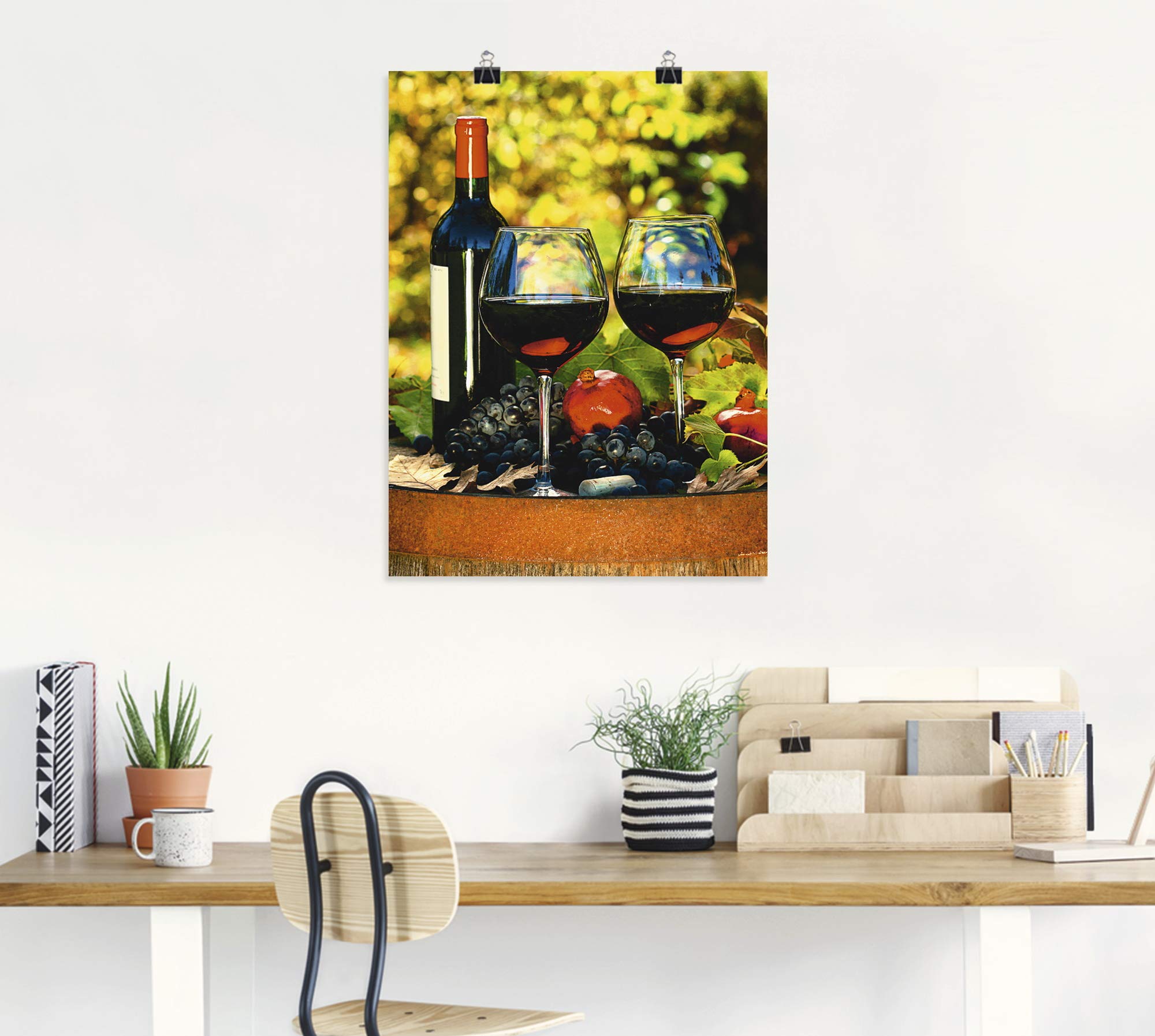 artland-kunstdrucke-poster-toskana-rotwein-60x80-ungerahmt image 7