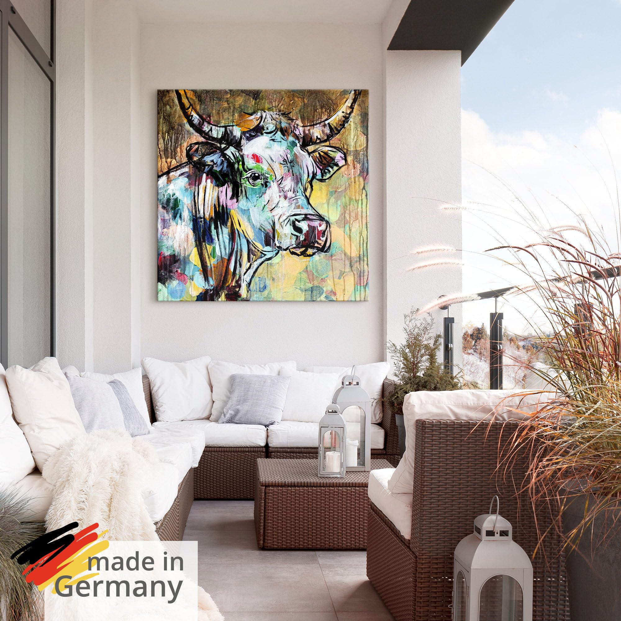 artland-alubilder-luna-die-kuh-alubild-50x50-cm-bunt image 5