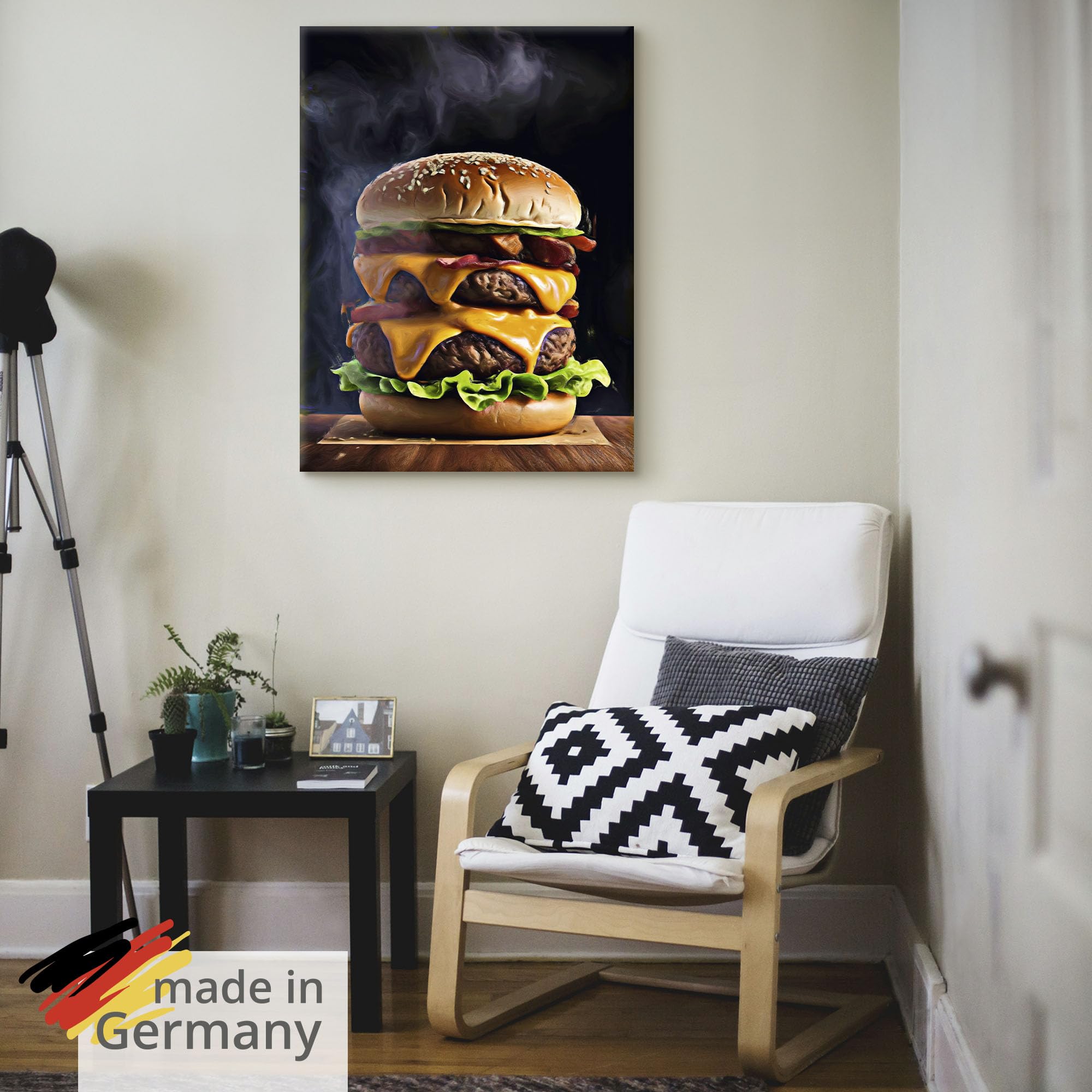 artland-leinwandbilder-monster-burger-leinwandbild-60x80 image 5