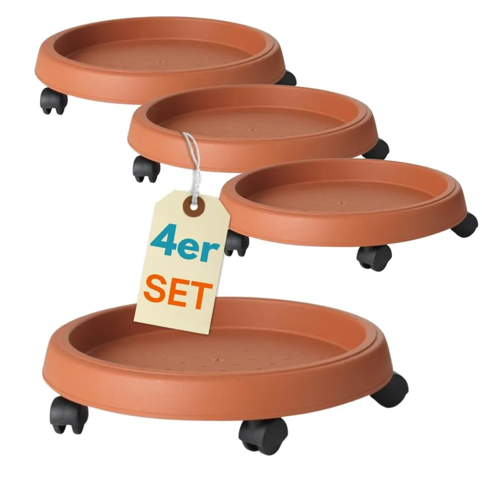 garpet-garten-pflanzenroller-rund-25-cm-4er-set-wetterfest image 1