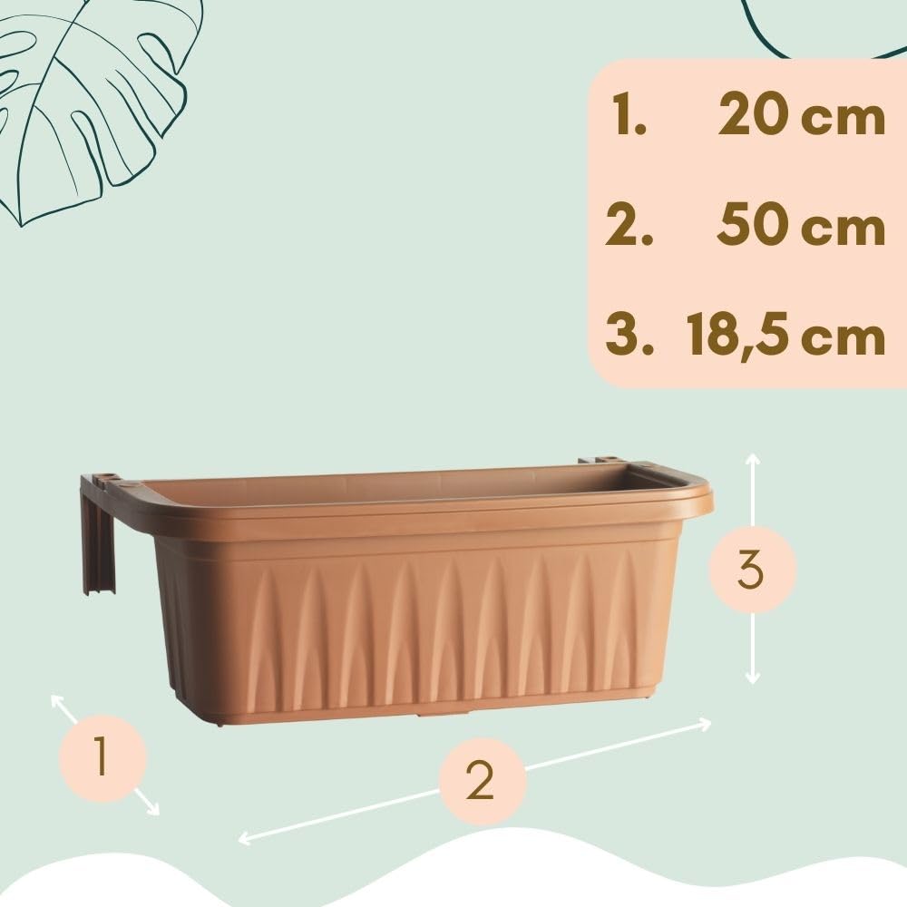 garpet-garten-blumenkasten-50-cm-terrakotta-2er-set-mit-wasserspeicher image 2