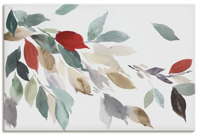 artland-leinwandbilder-herbst-bl-tter-30x20-cm-leinwandbild image 1