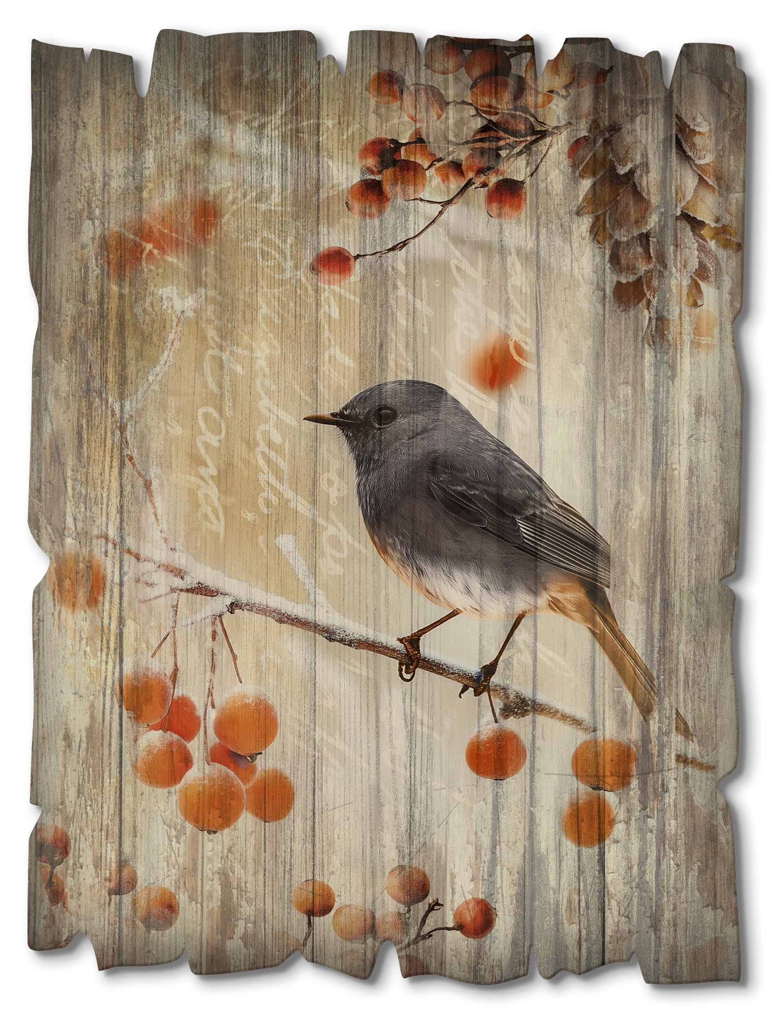 artland-holzbild-hirsch-im-wald-30x40-cm-hochformat image 6
