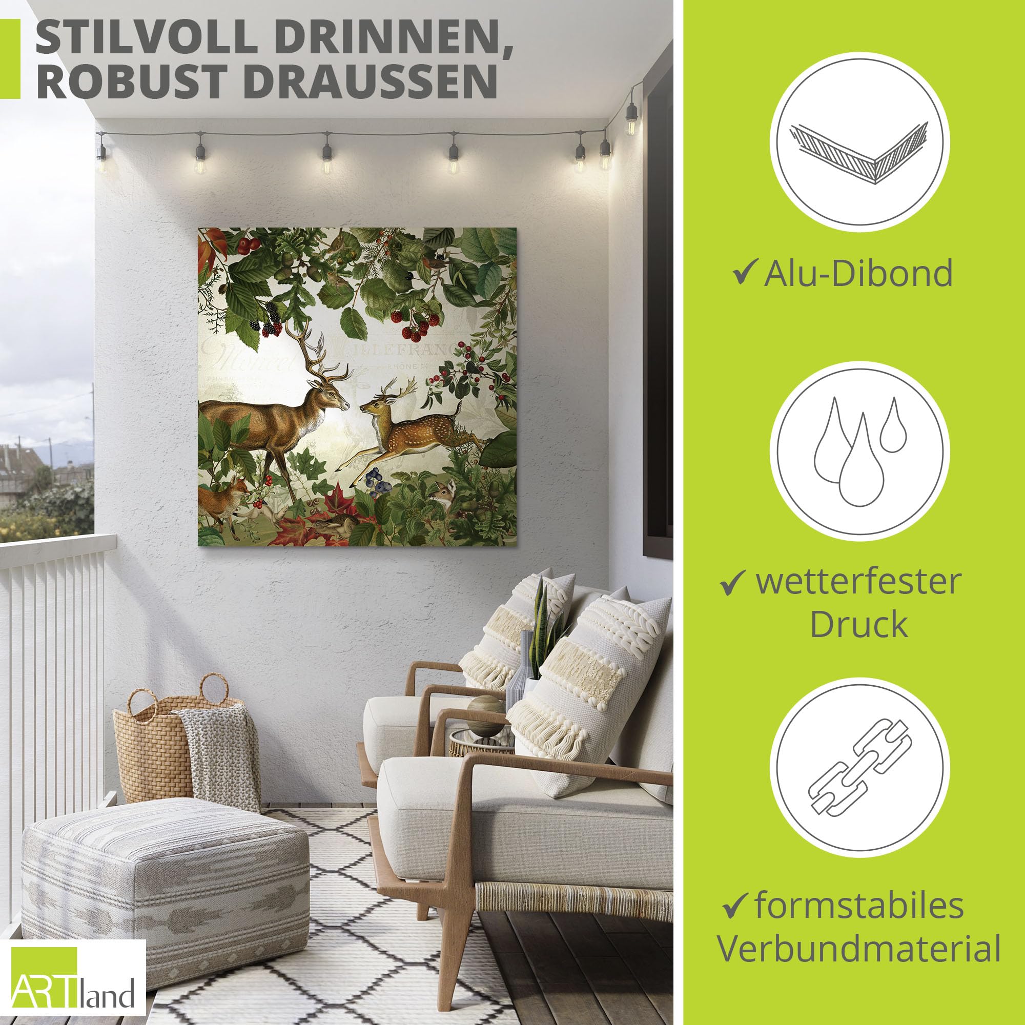 artland-alubild-u5gx-hirsch-wald-40x60-cm-outdoor image 2