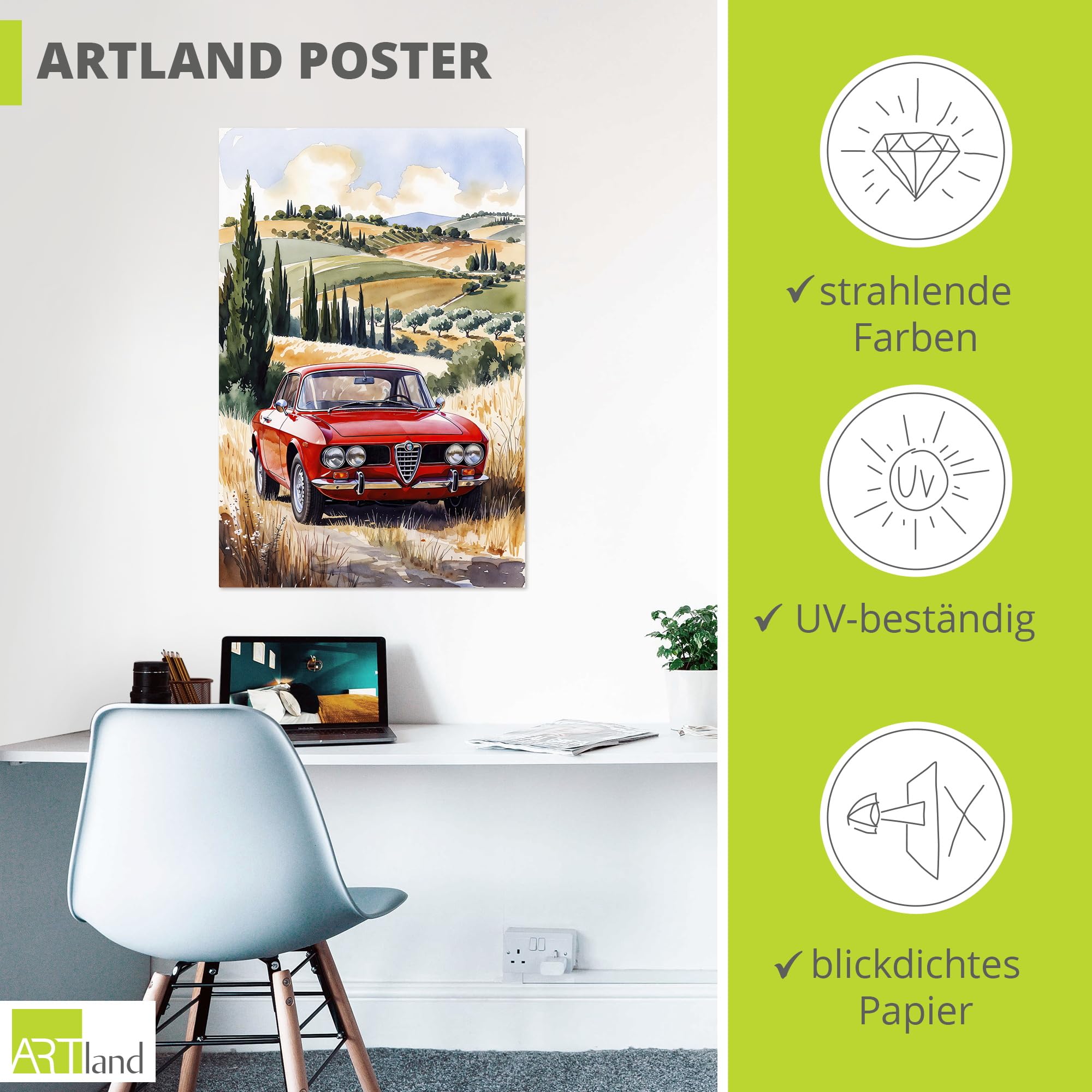 artland-kunstdrucke-u6ep-poster-40x60-cm-rot-oldtimer image 3
