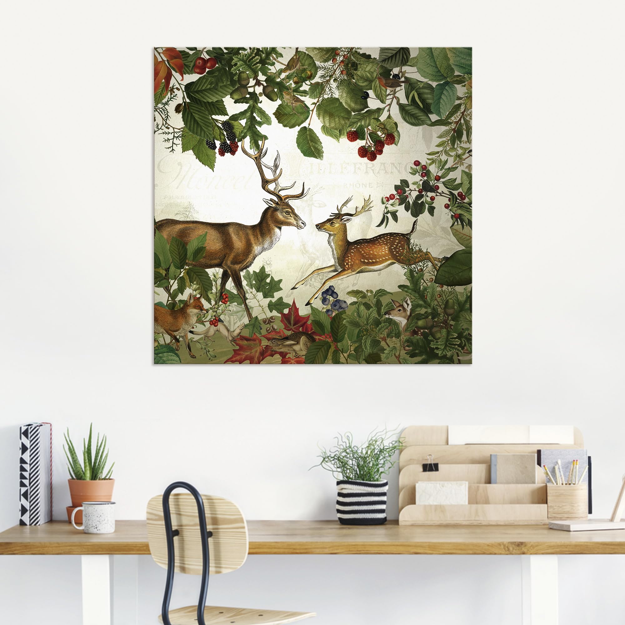artland-alubild-u5gx-hirsch-wald-40x60-cm-outdoor image 5