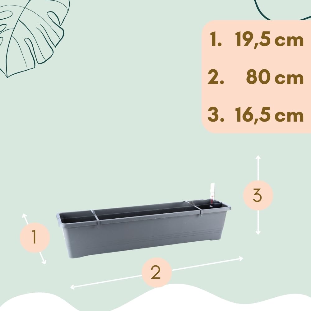 garpet-garten-blumenkasten-80-cm-anthrazit-4er-set-mit-wasserspeicher image 2