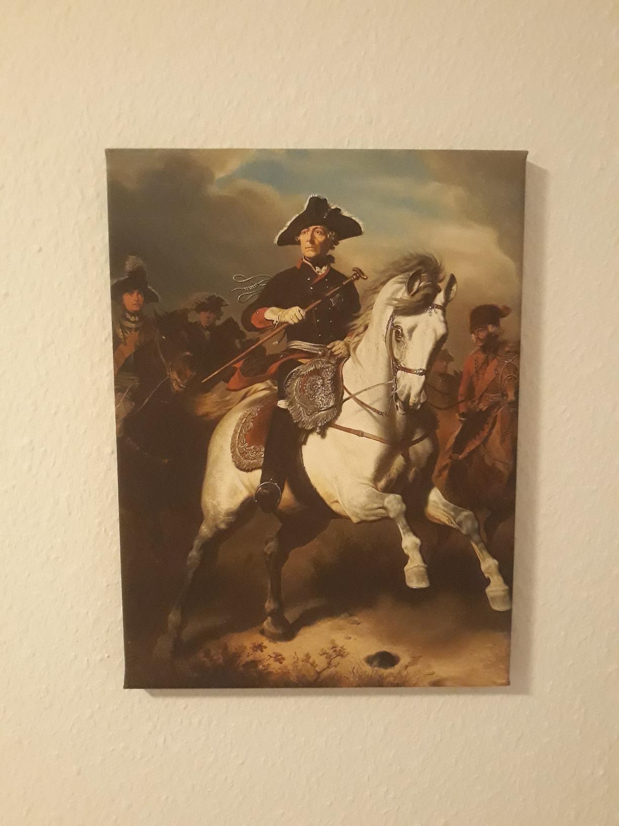 Druck ist scharf