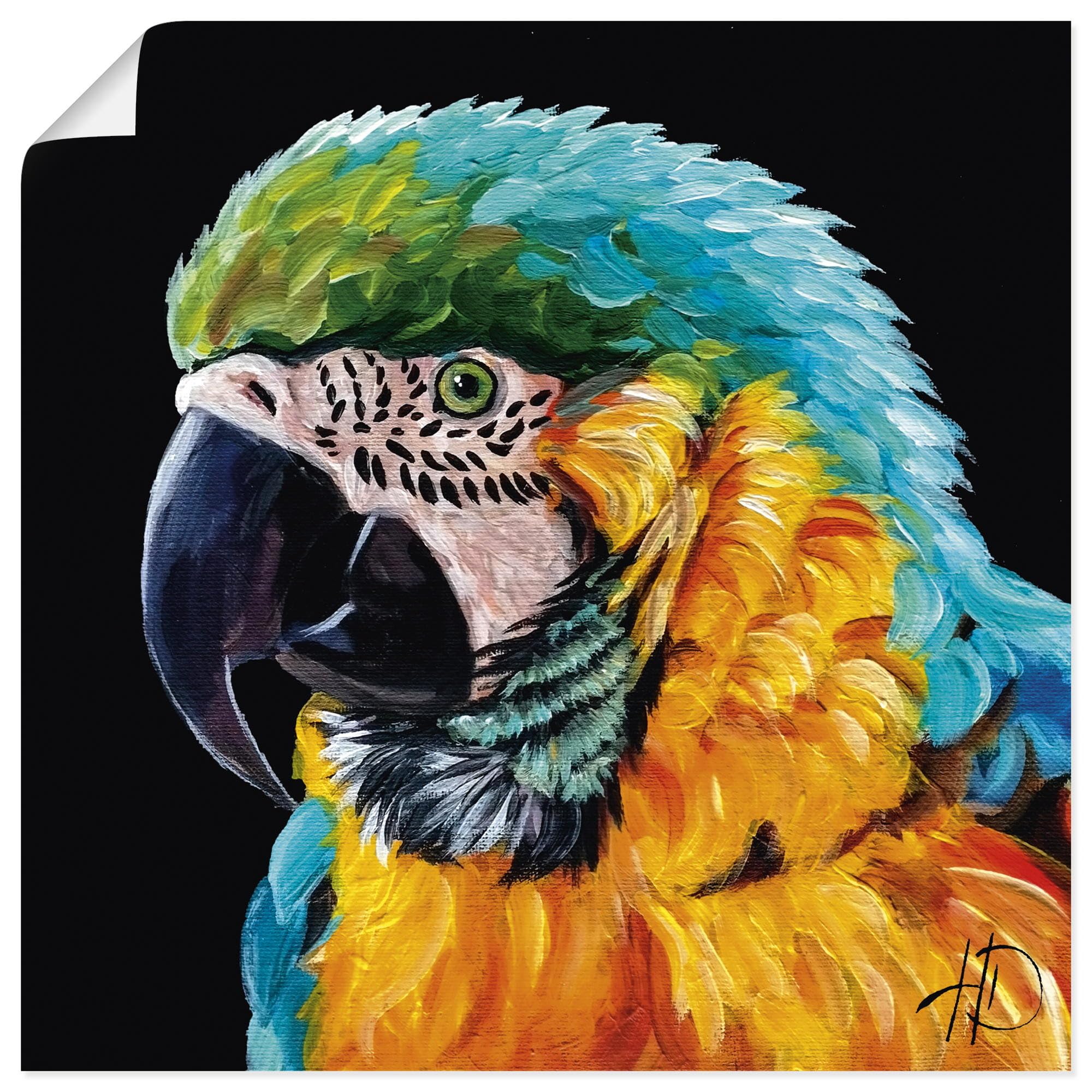artland-kunstdrucke-kraniche-poster-40x60-cm-hochformat image 8