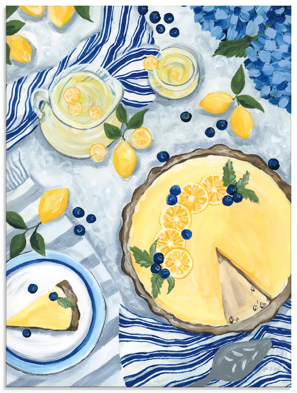 artland-glasbilder-summer-picnic-glasbild-45-x-60-cm image 1