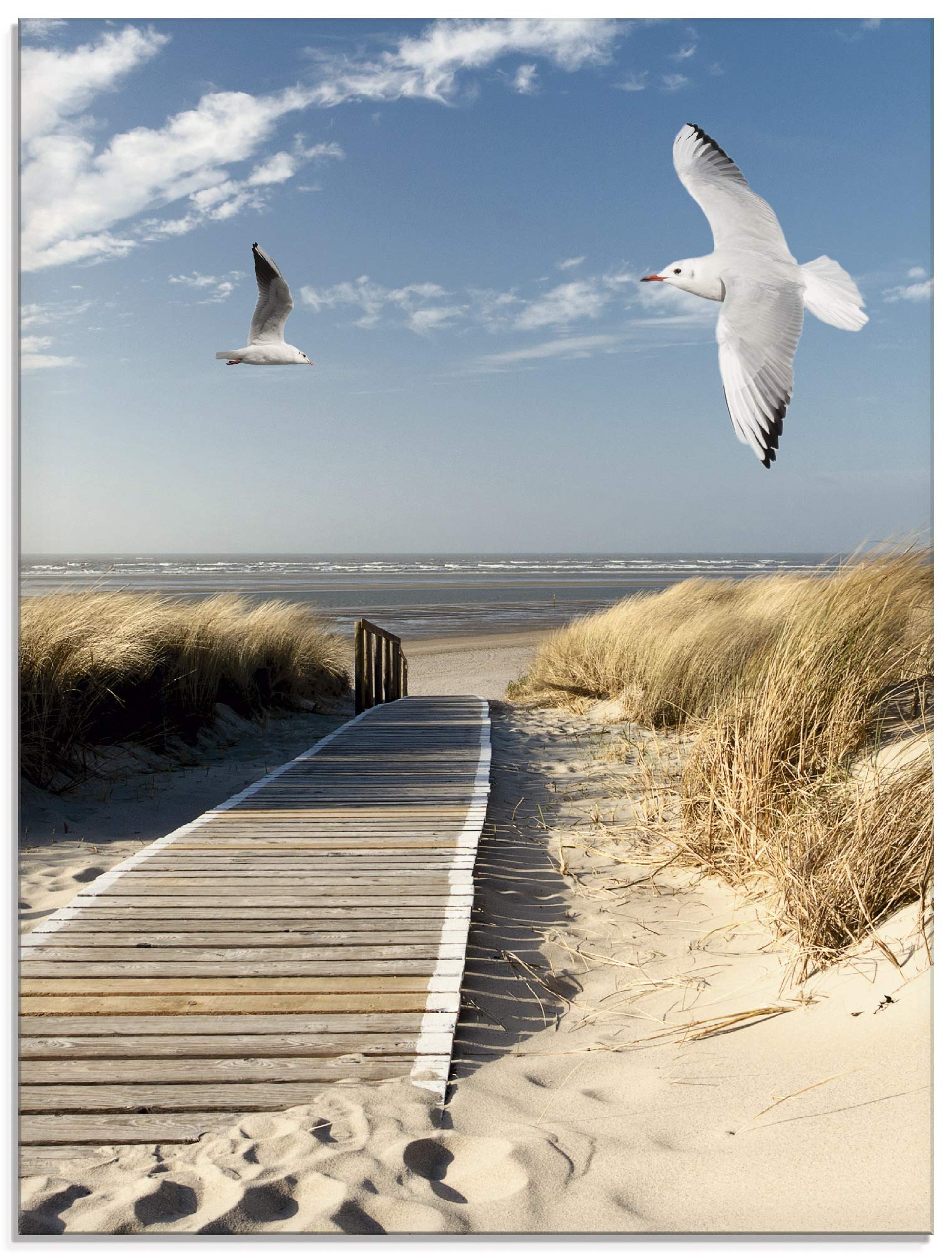 artland-glasbilder-glasbild-60x80-cm-strand-meer-nordsee-t9nj image 1