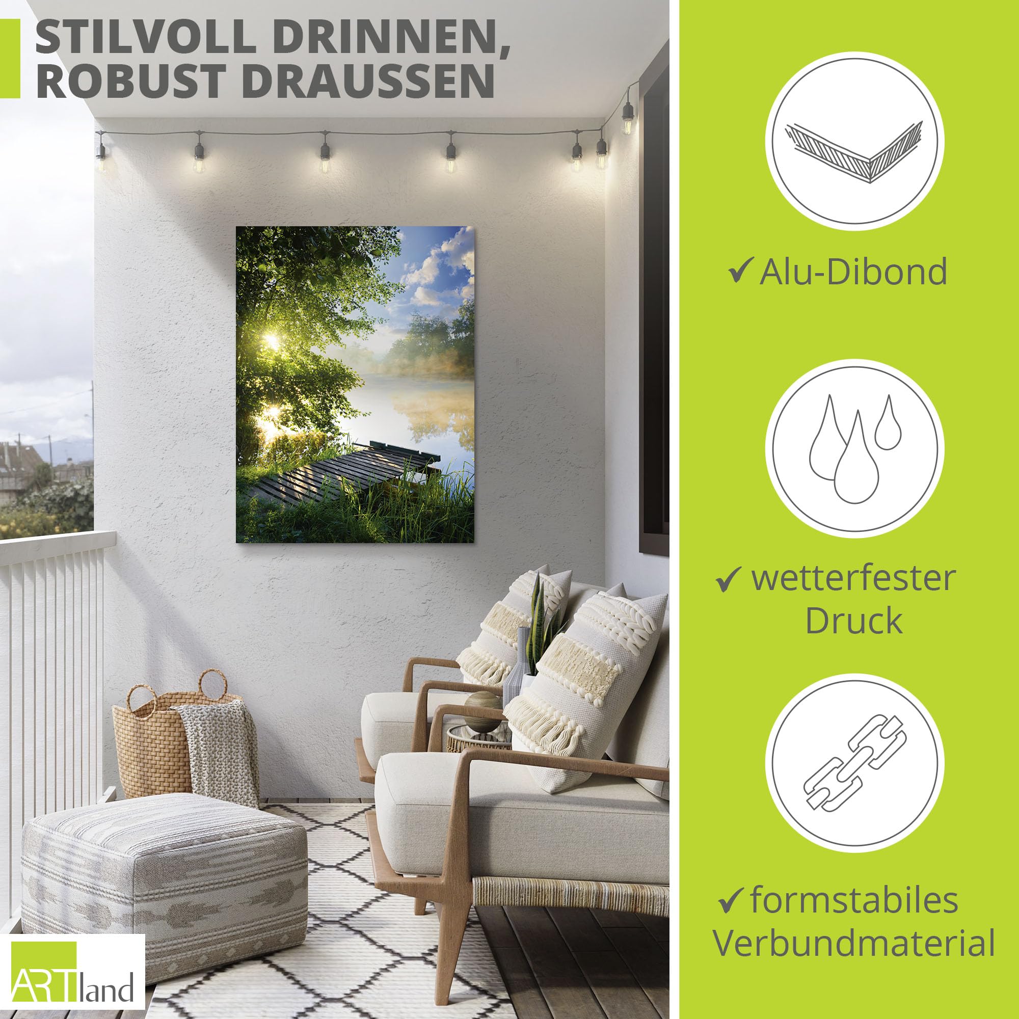 artland-alubilder-wald-angelsteg-120x90-cm-natur-sommer image 2