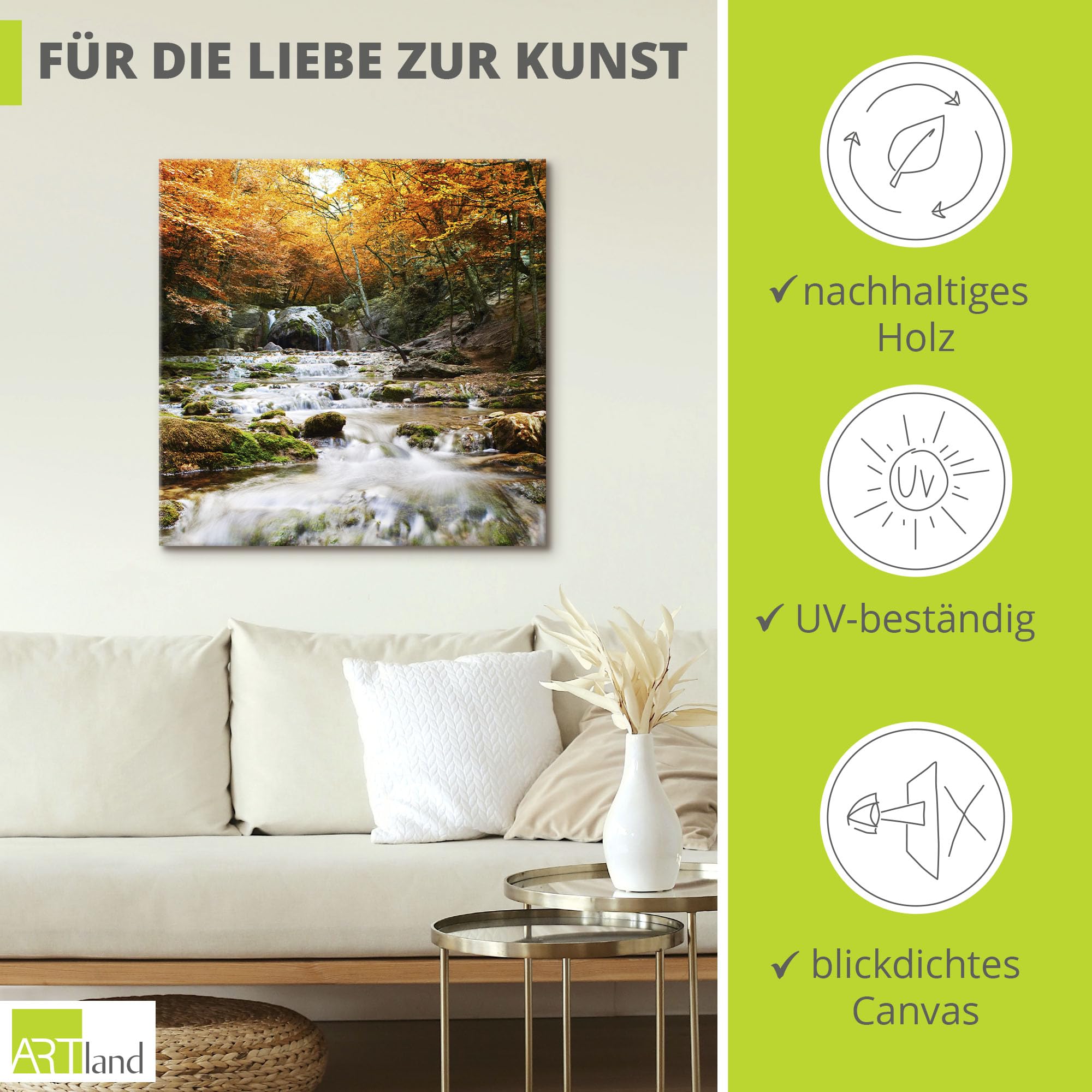 artland-leinwandbilder-t5te-leinwandbild-wald-50x50-cm-herbst image 2