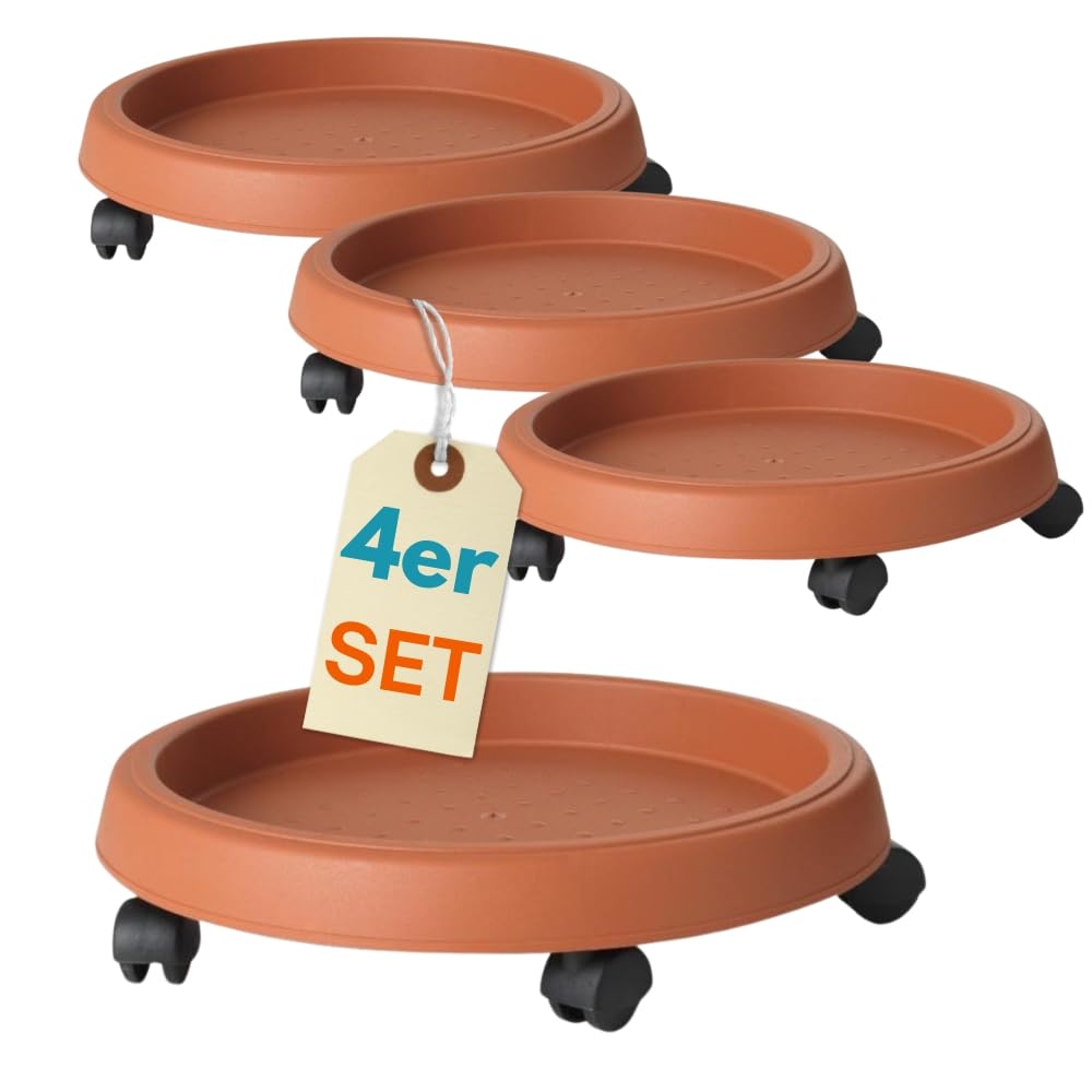 garpet-garten-pflanzenroller-rund-25-cm-4er-set-wetterfest image 1