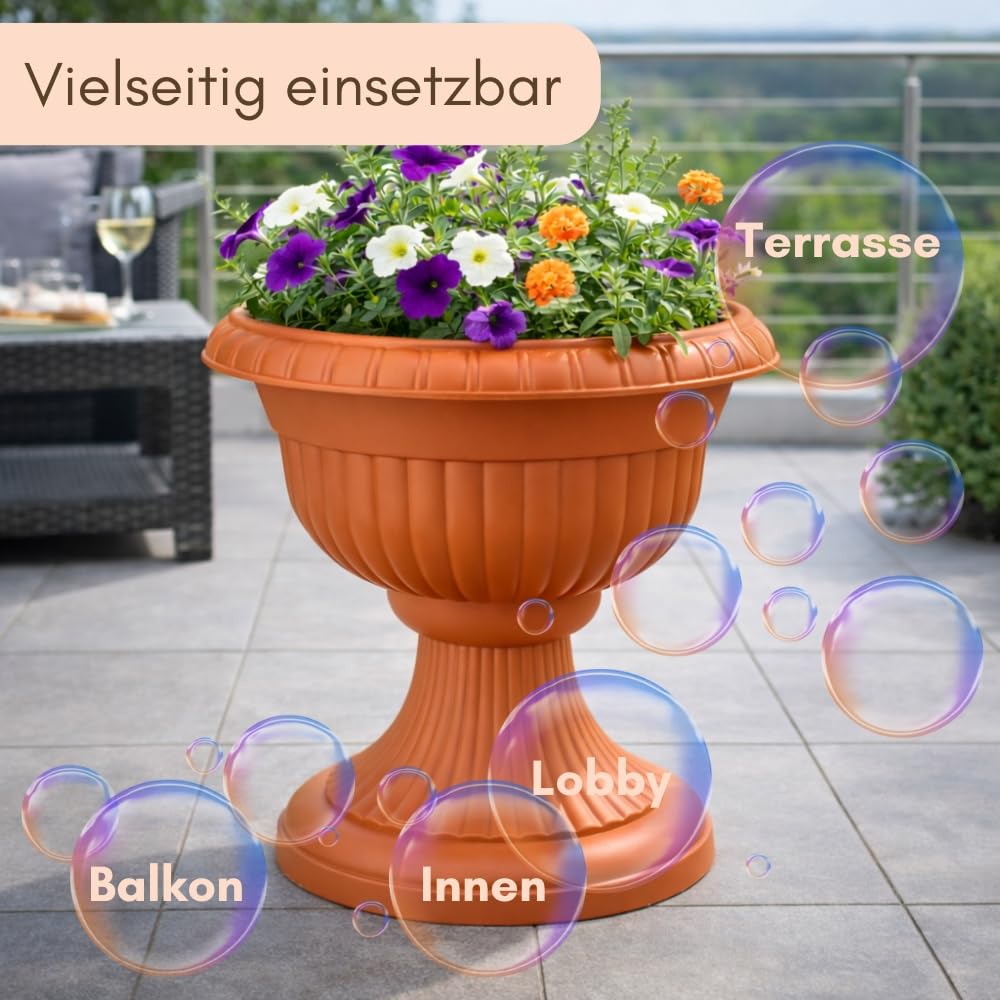 garpet-garten-blumentopf-4er-set-terrakotta-st-nder-30-cm image 3