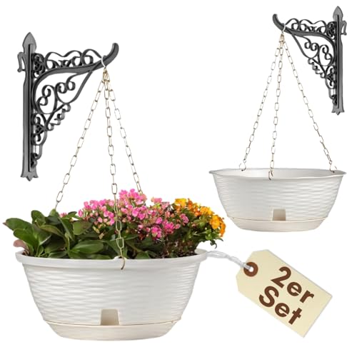 garpet-garten-blumenampel-2er-set-wei-rattan-mit-kette image 7
