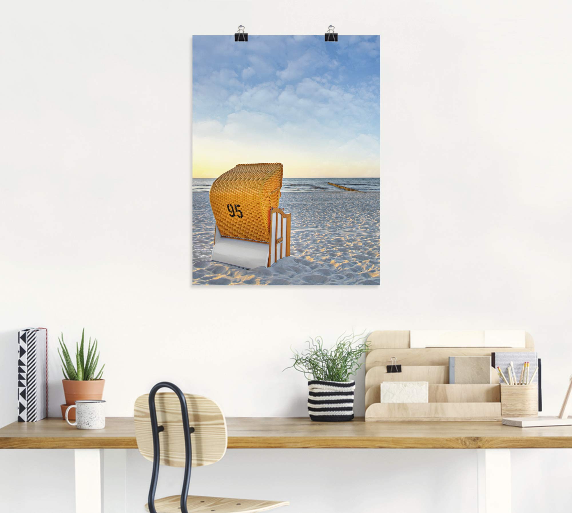 artland-kunstdrucke-t9ij-poster-60x80-cm-strandkorb image 7