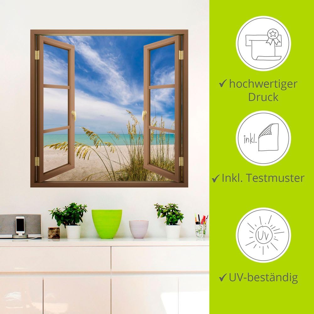 artland-wandaufkleber-stille-sanibel-florida-50x50-cm-vinyl image 2