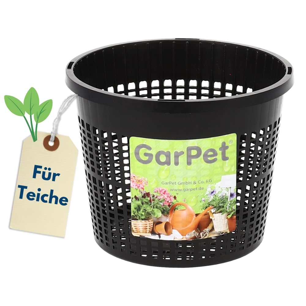 garpet-garten-pflanzkorb-rund-13-cm-teichpflanzkorb-schwarz image 1