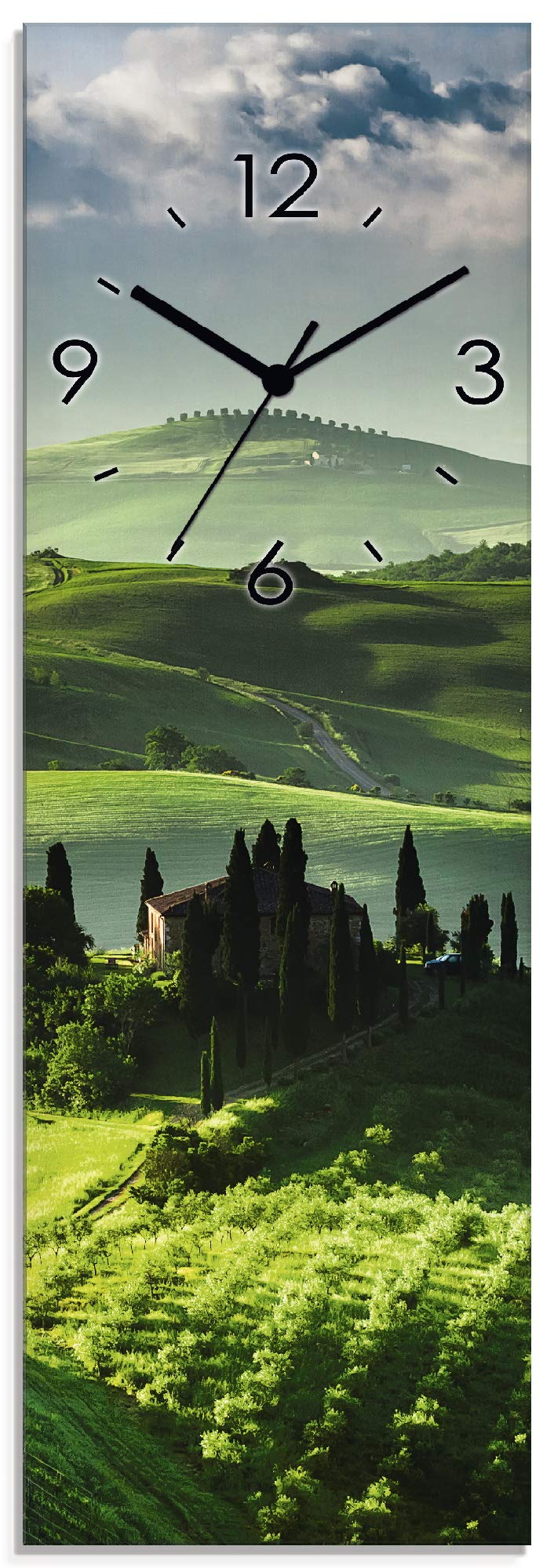 artland-wanduhren-t9qo-wanduhr-elefant-safari-20x60-cm-lautlos image 8