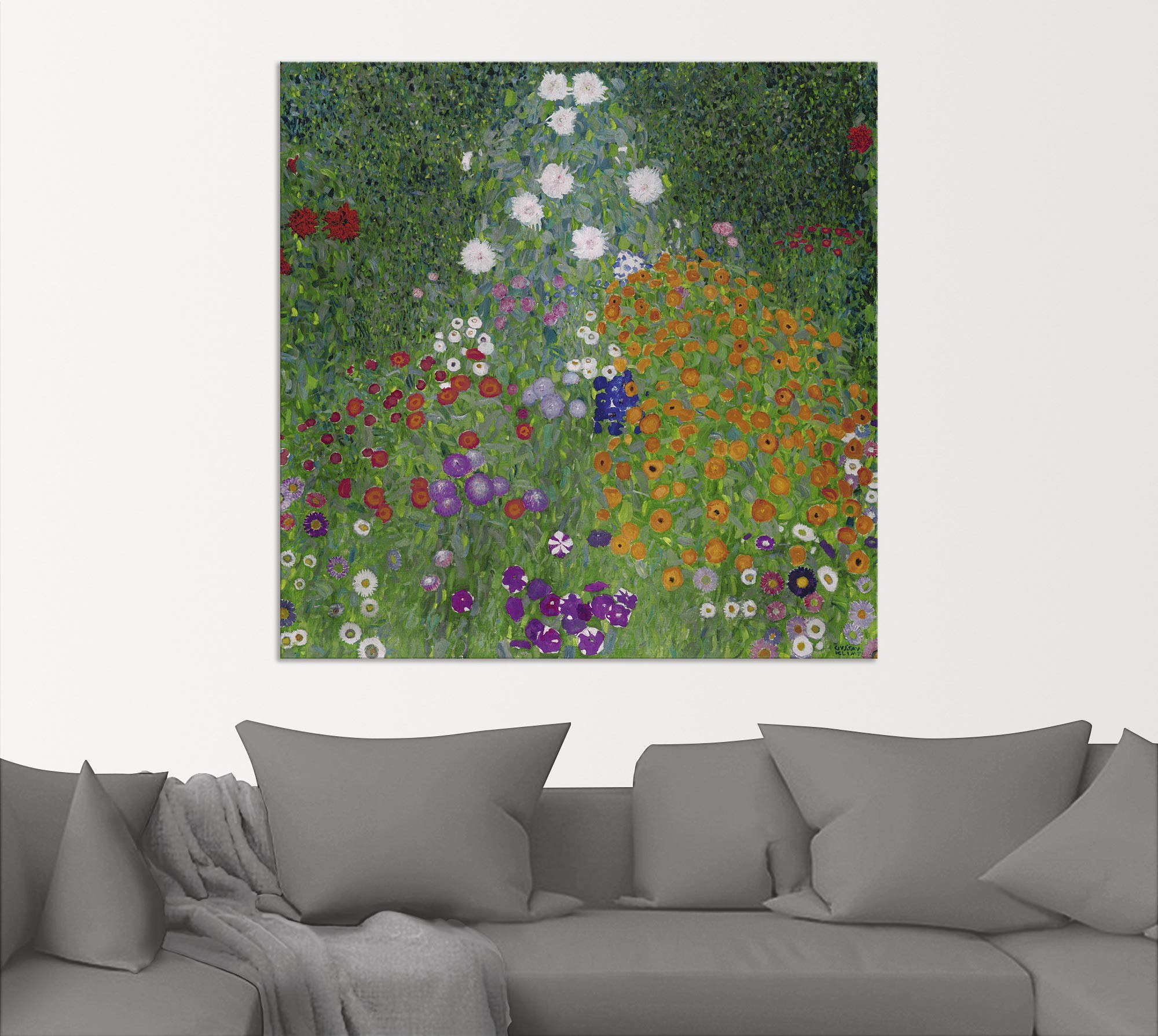 artland-garten-alubild-50x50-cm-klimt-bauerngarten-wetterfest image 5