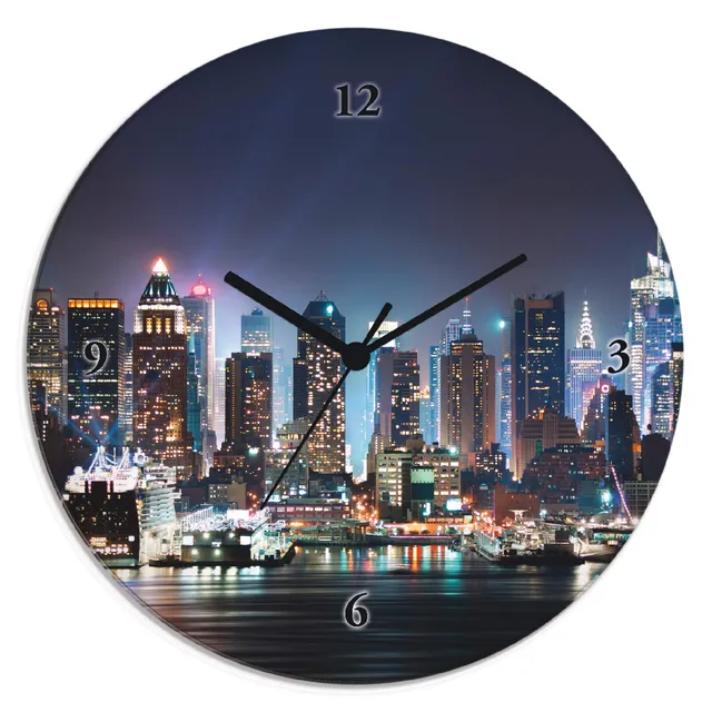 artland-wanduhren-new-york-times-square-funkuhr-30-cm image 1