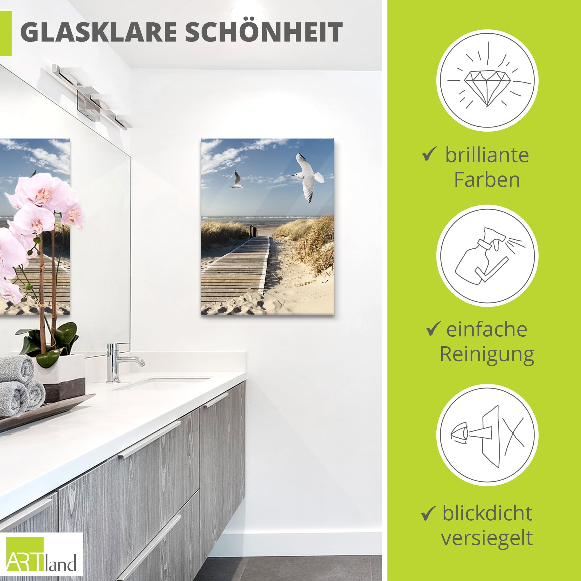 artland-glasbilder-glasbild-60x80-cm-strand-meer-nordsee-t9nj image 2