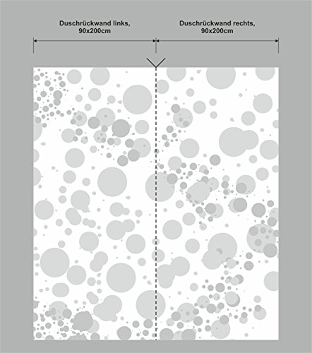 artland-r-ckw-nde-duschr-ckwand-fresh-bubbles-eck-2x90x200 image 5