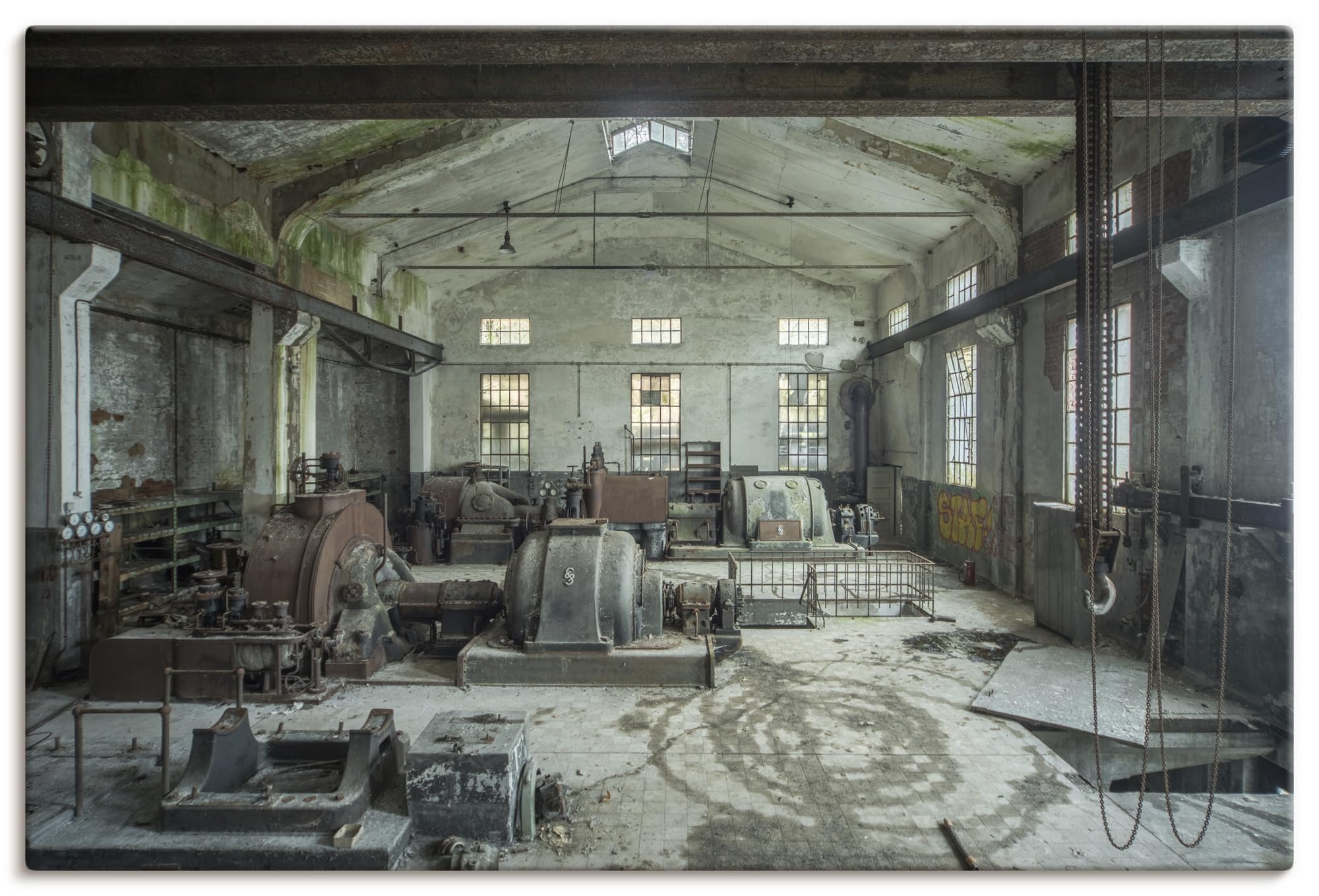 artland-lost-places-leinwandbild-60x45-cm-kirche image 2