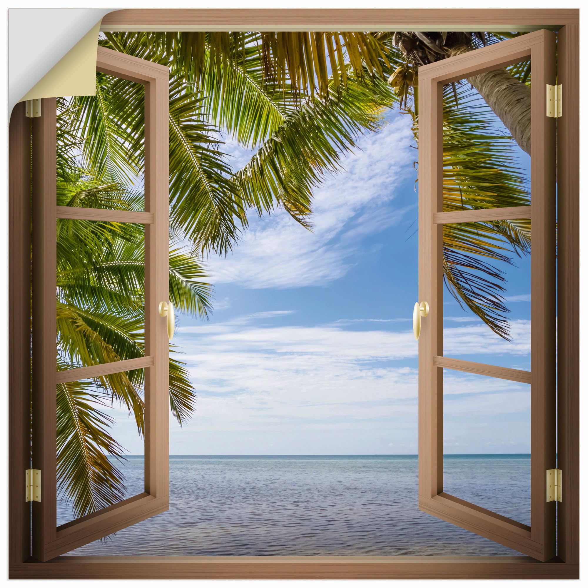 artland-wandaufkleber-stille-sanibel-florida-50x50-cm-vinyl image 7