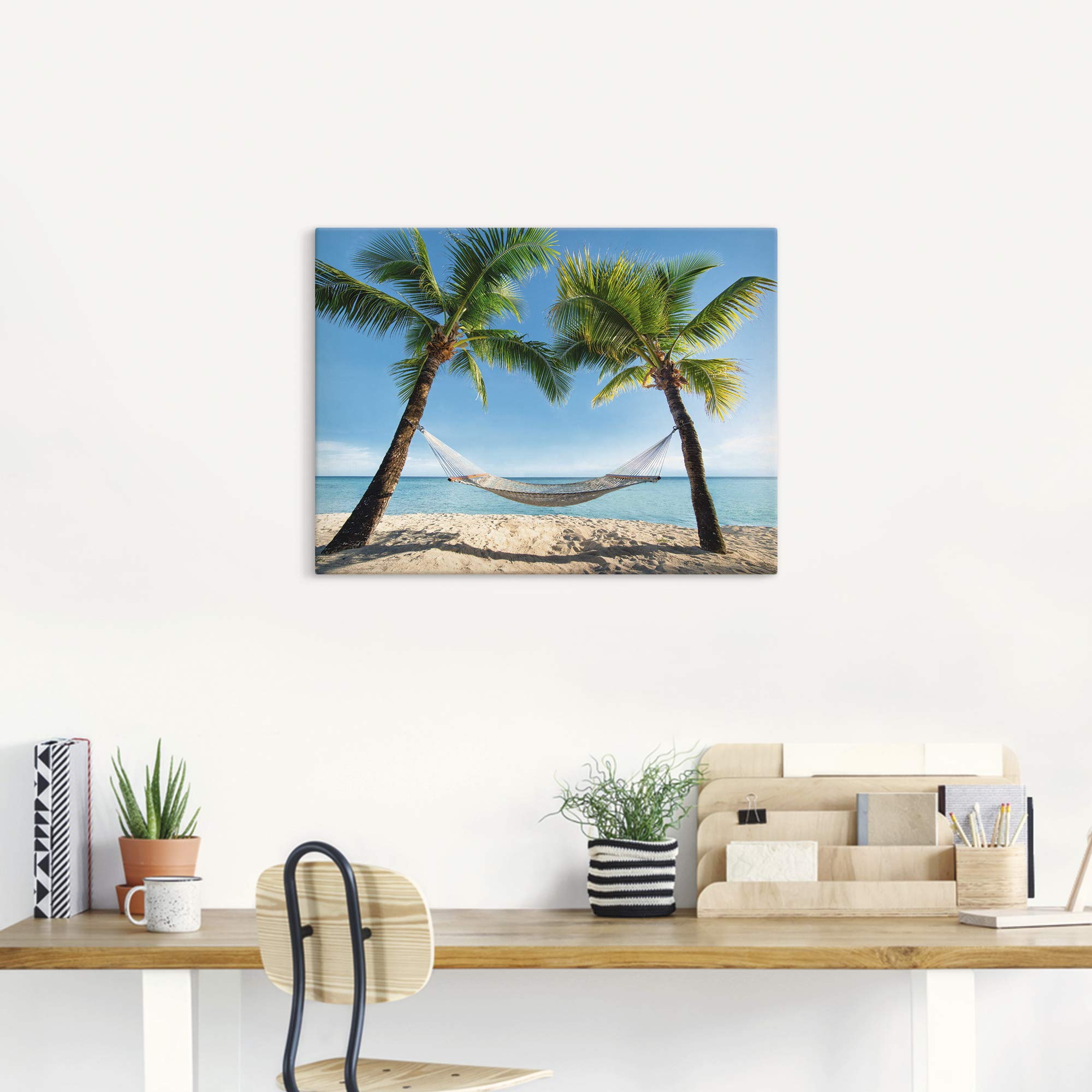 artland-leinwandbilder-palmenstrand-leinwandbild-80x60-cm-meer image 4