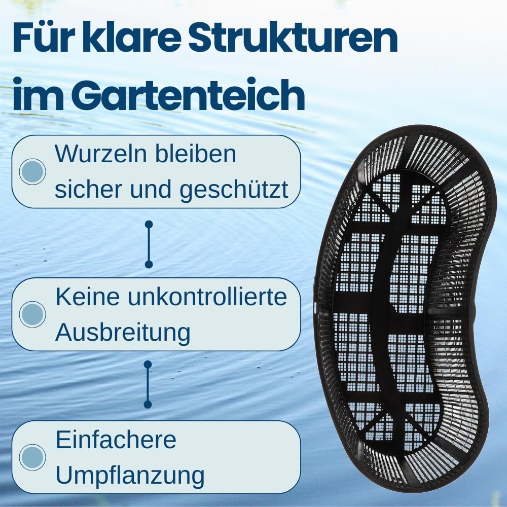 garpet-garten-pflanzkorb-teich-23x23-cm-wasserpflanzen-schwarz image 4