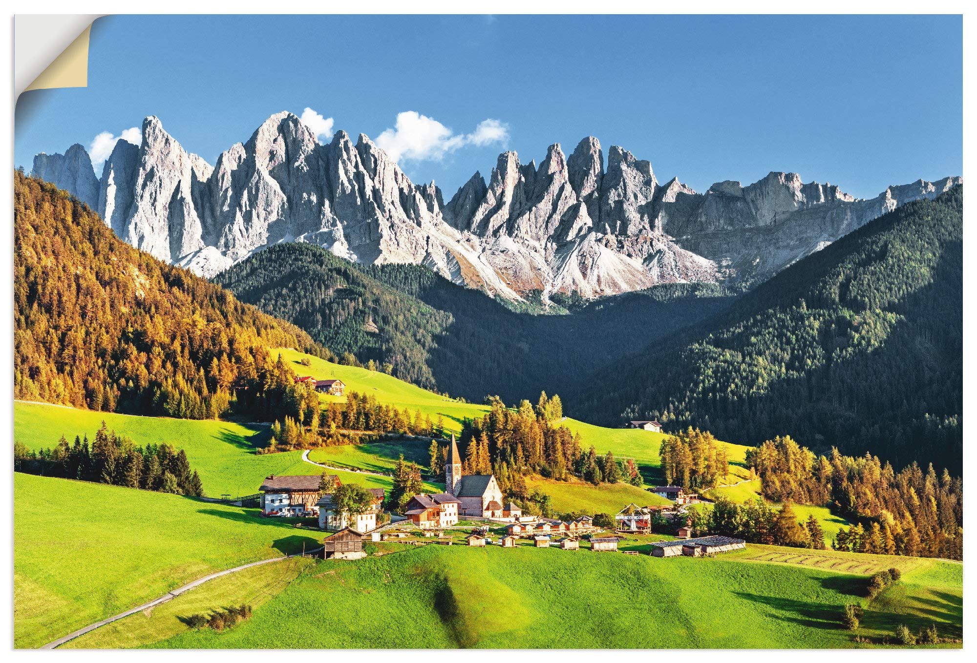 artland-wandaufkleber-alpen-see-120x90-cm-wandtattoo-vinyl image 8