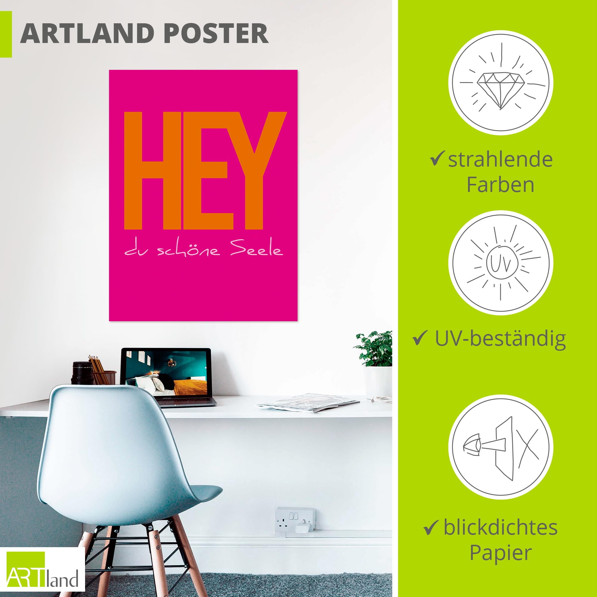 artland-kunstdruck-hey-du-sch-ne-seele-poster-60x80-cm-rosa image 3