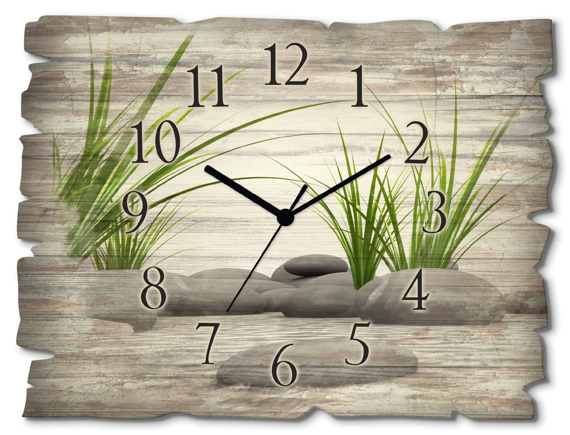 artland-wanduhren-t6cd-wanduhr-40x30-steine-funk-lautlos image 1