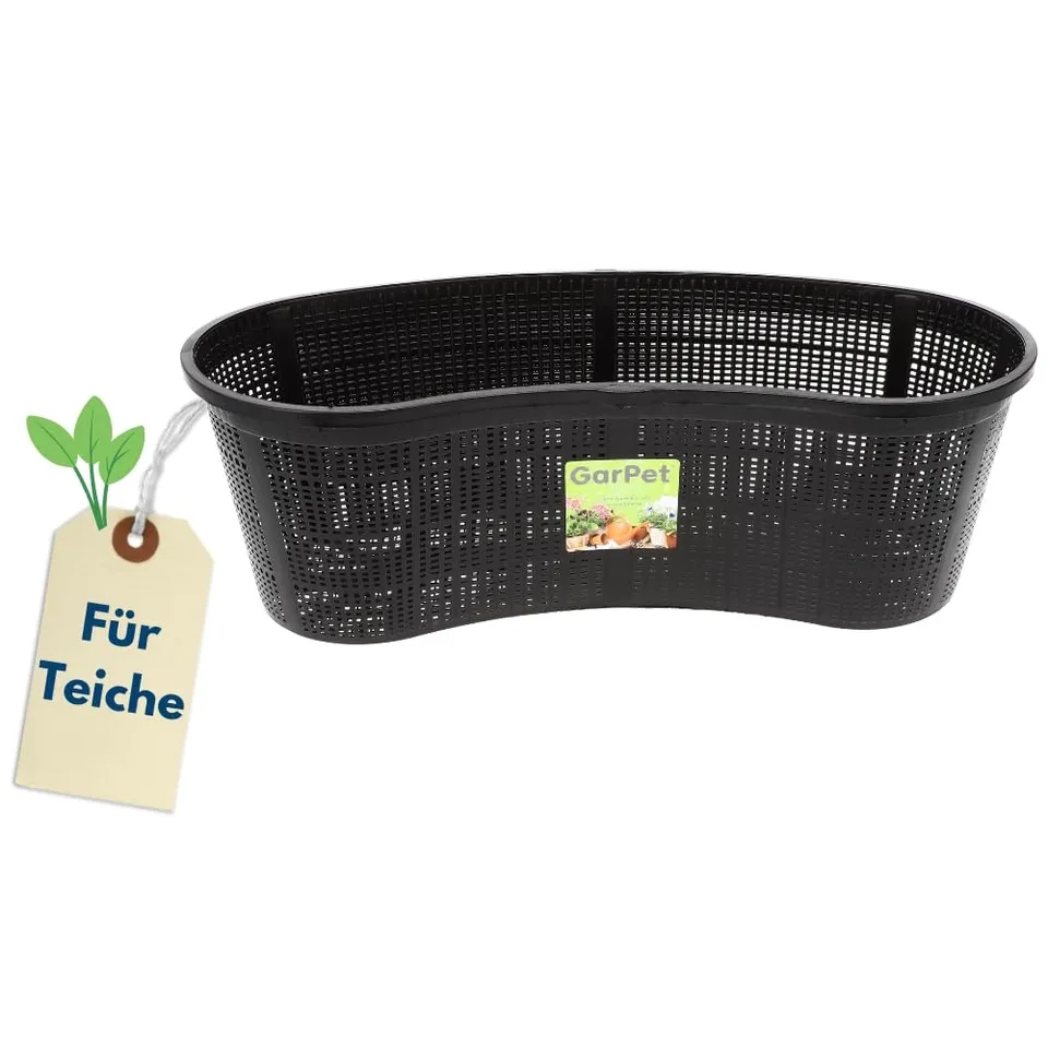 garpet-garten-pflanzkorb-bogen-40-cm-teichpflanzkorb-schwarz image 1