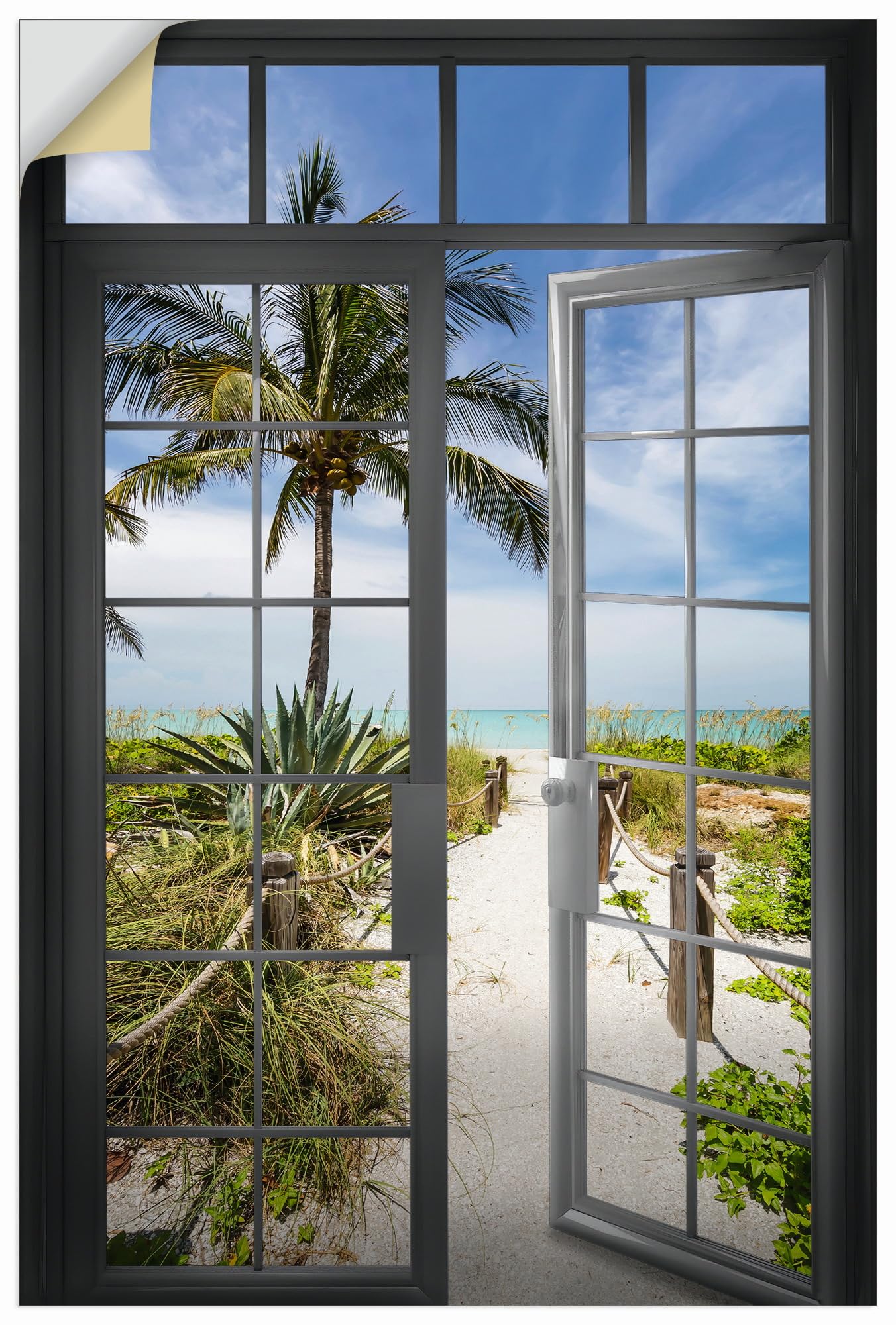 artland-wandaufkleber-stille-sanibel-florida-50x50-cm-vinyl image 8