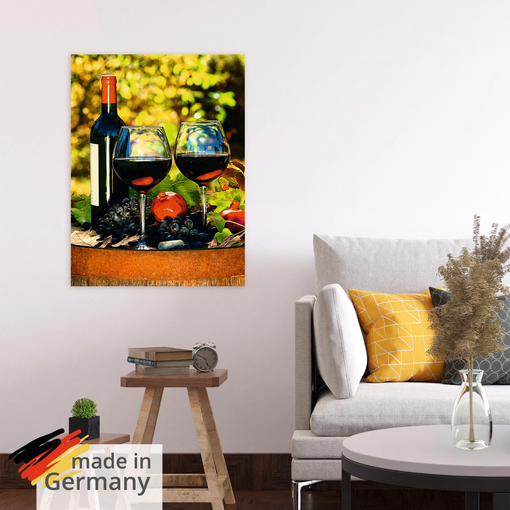 artland-kunstdrucke-poster-toskana-rotwein-60x80-ungerahmt image 5