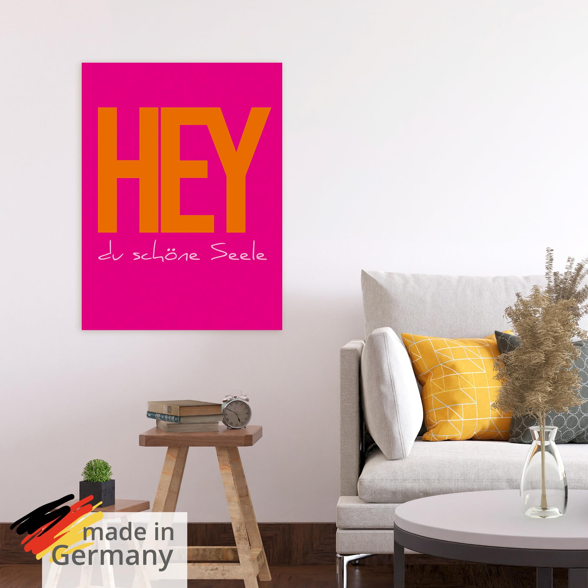 artland-kunstdruck-hey-du-sch-ne-seele-poster-60x80-cm-rosa image 5