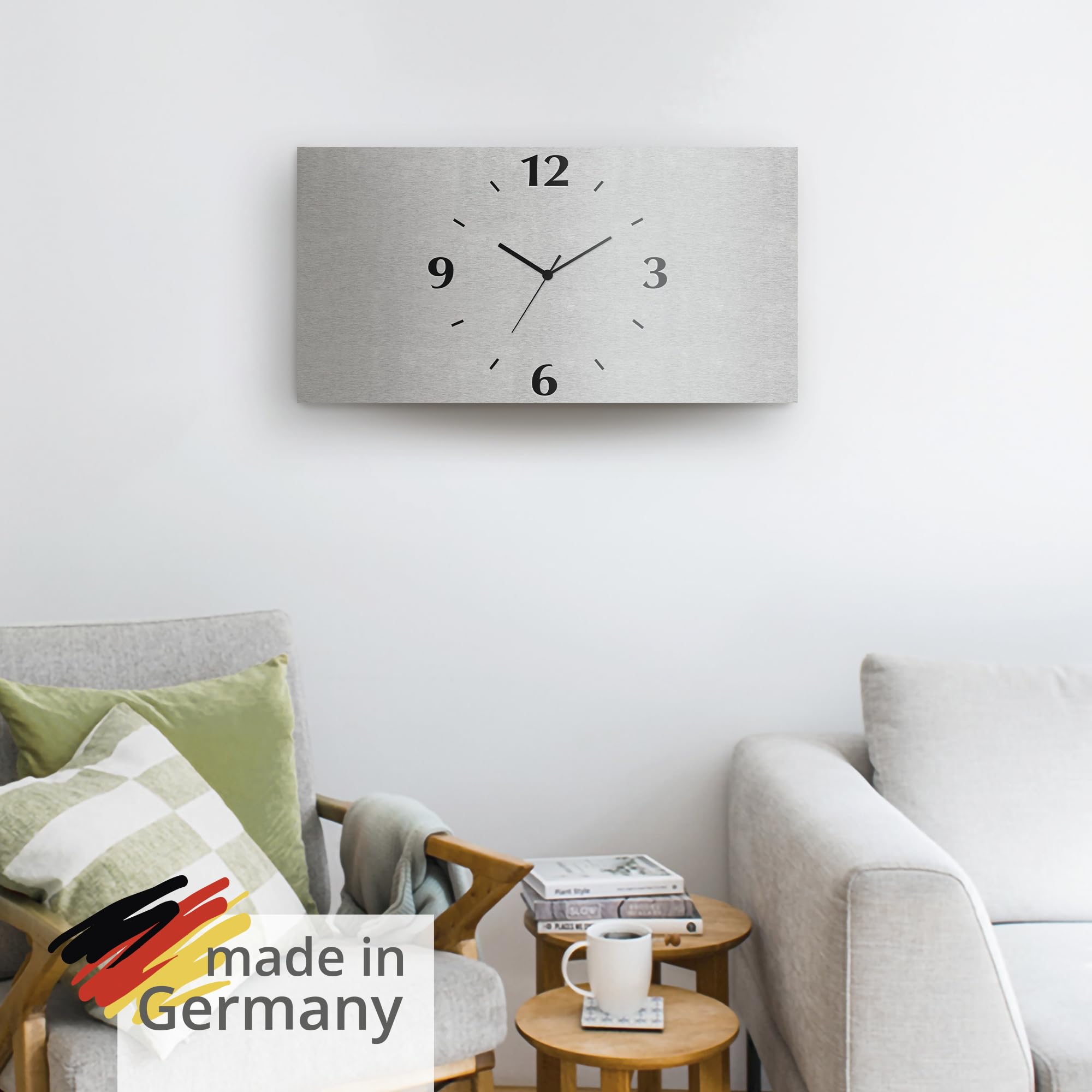 artland-wanduhren-funkuhr-wanduhr-60x30-3d-lautlos-modern image 6