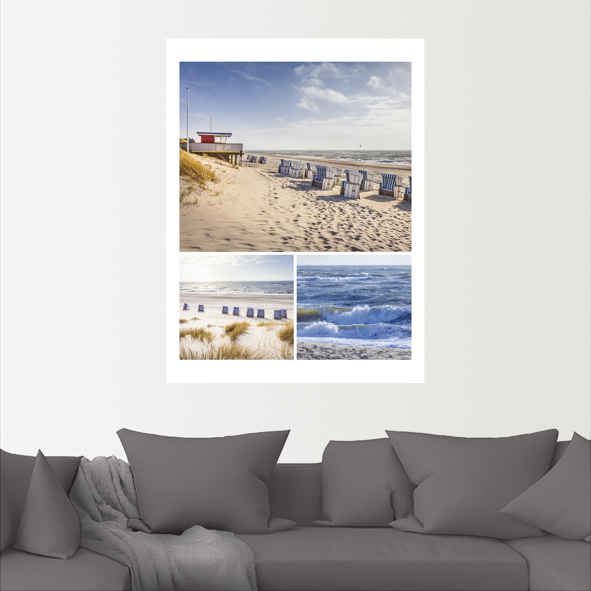 artland-wandaufkleber-sylt-strand-60x80-cm-vinyl-selbstklebend image 6
