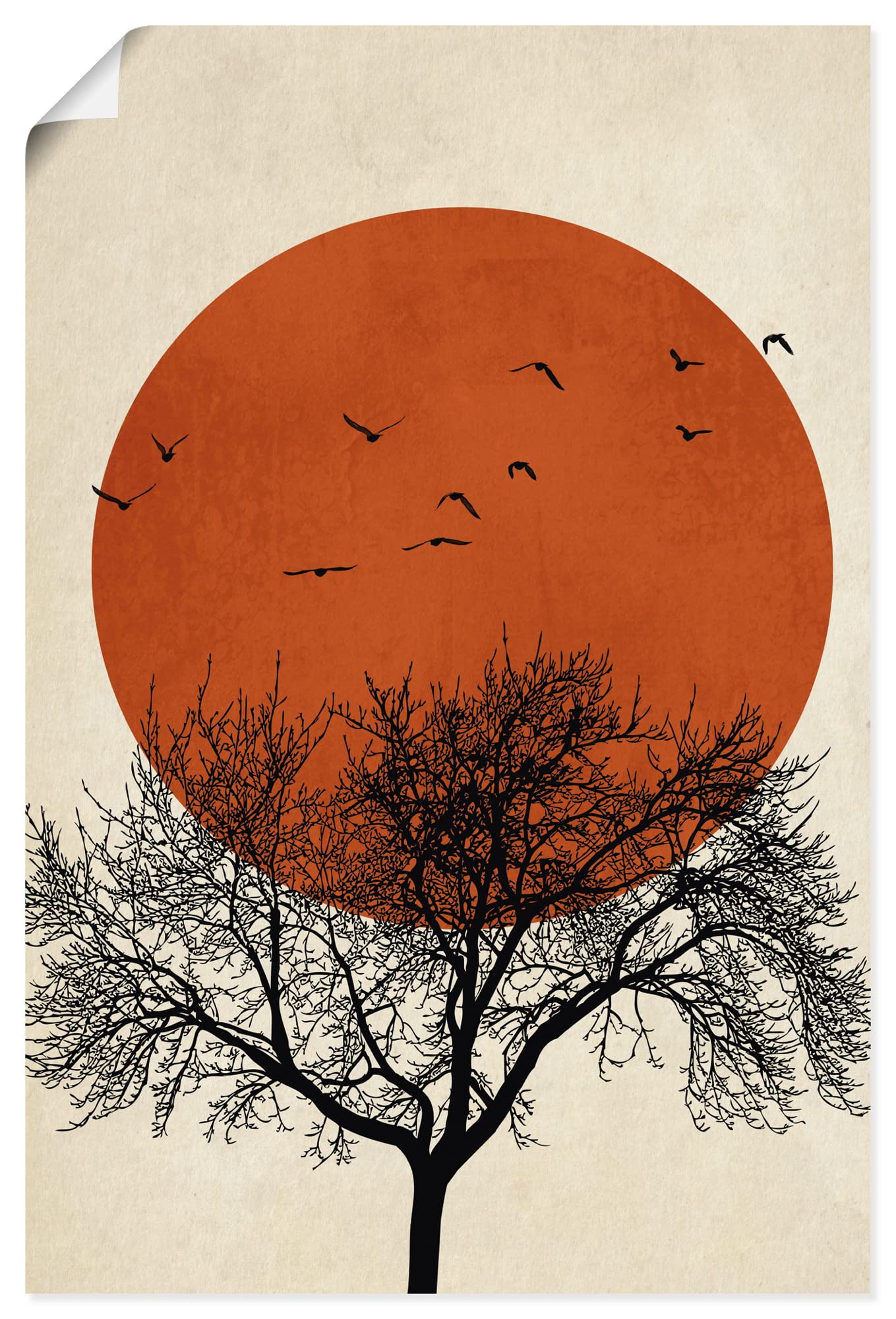 artland-sonne-mond-poster-60x90-cm-minimalismus image 3