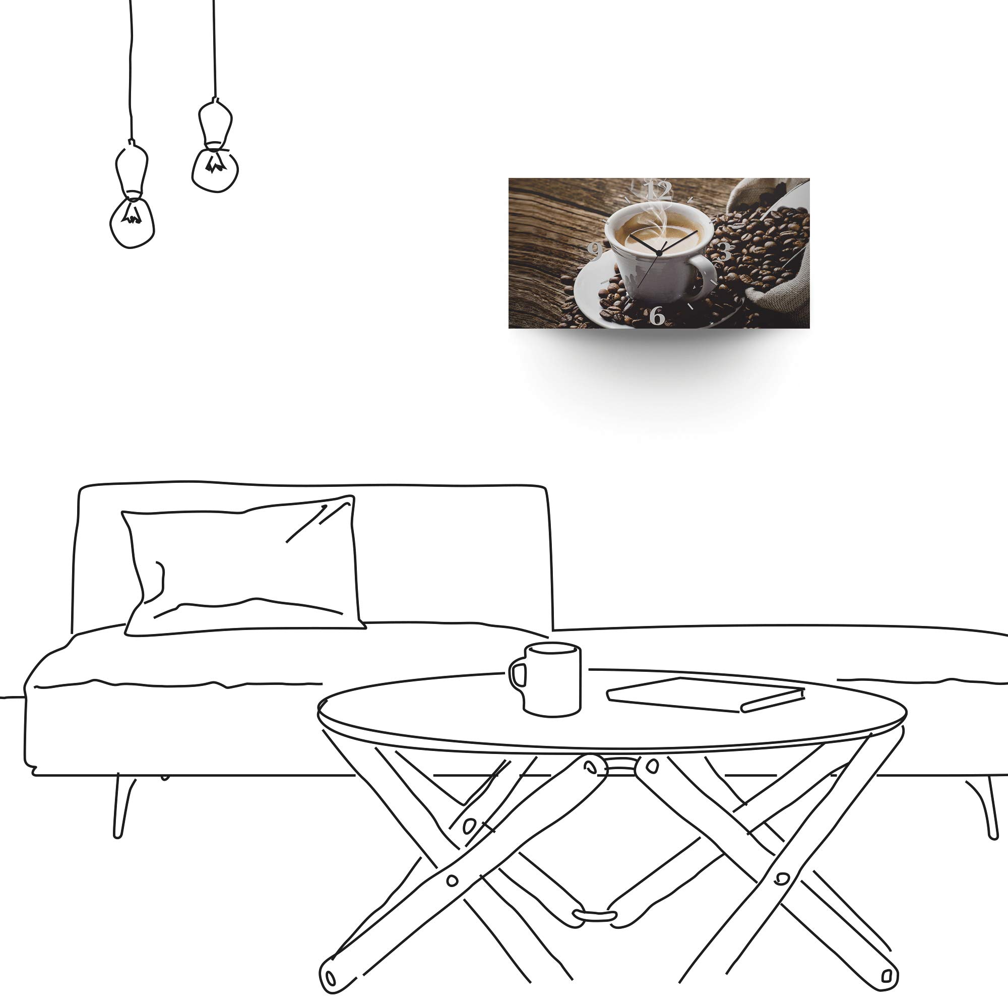 artland-wanduhren-t5va-wanduhr-kaffee-50x25-cm-lautlos image 6