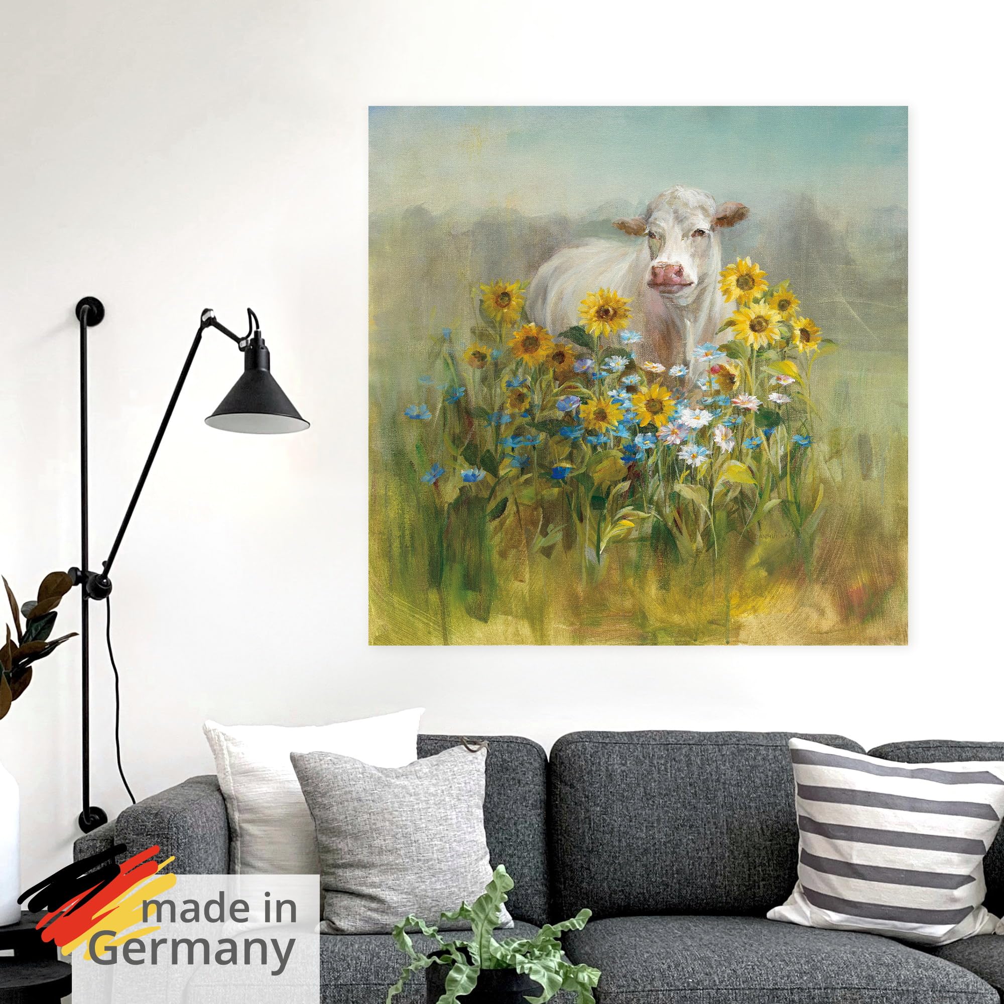 artland-wandaufkleber-farm-and-field-i-wandtattoo-50x50-kuh image 5