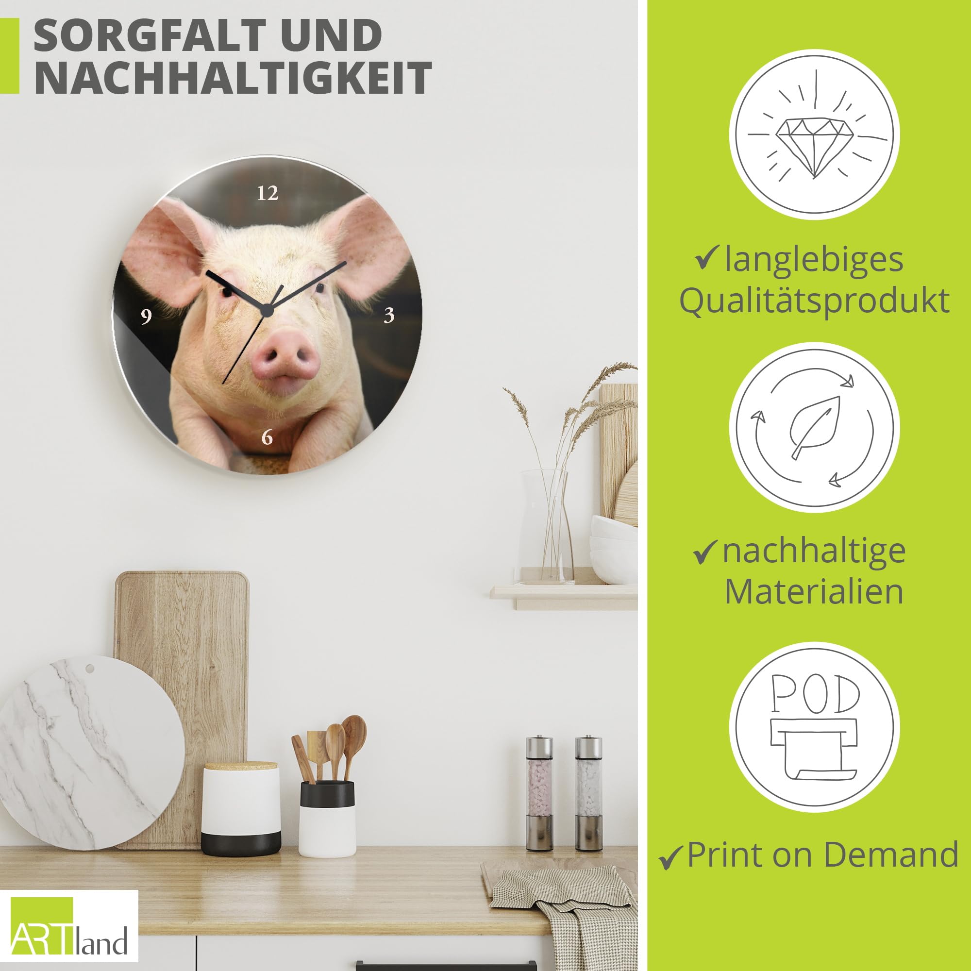 artland-wanduhren-t5xg-funkuhr-schwein-30-cm-lautlos-glas image 5