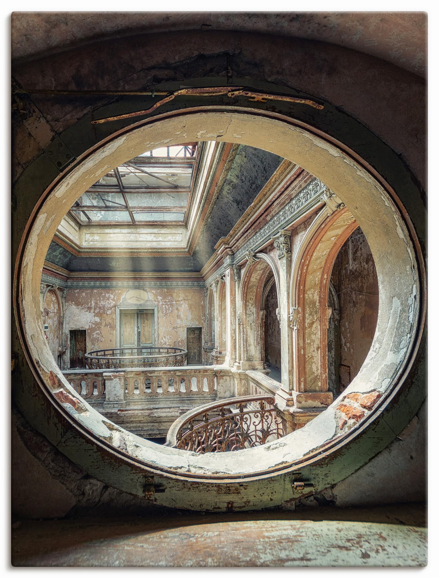artland-lost-places-leinwandbild-60x45-cm-kirche image 5