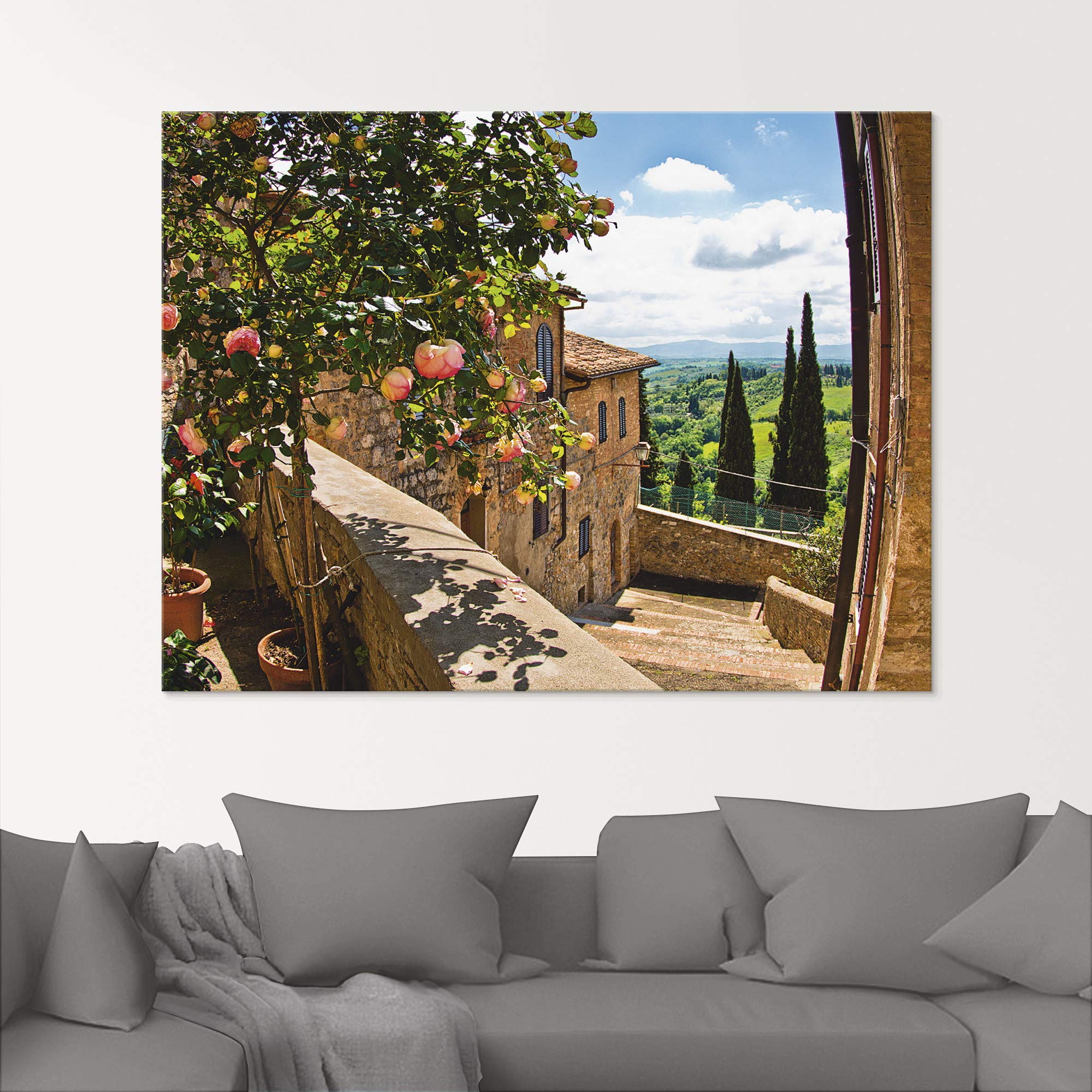 artland-glasbilder-toskana-glasbild-60-x-45-cm-rosen image 7