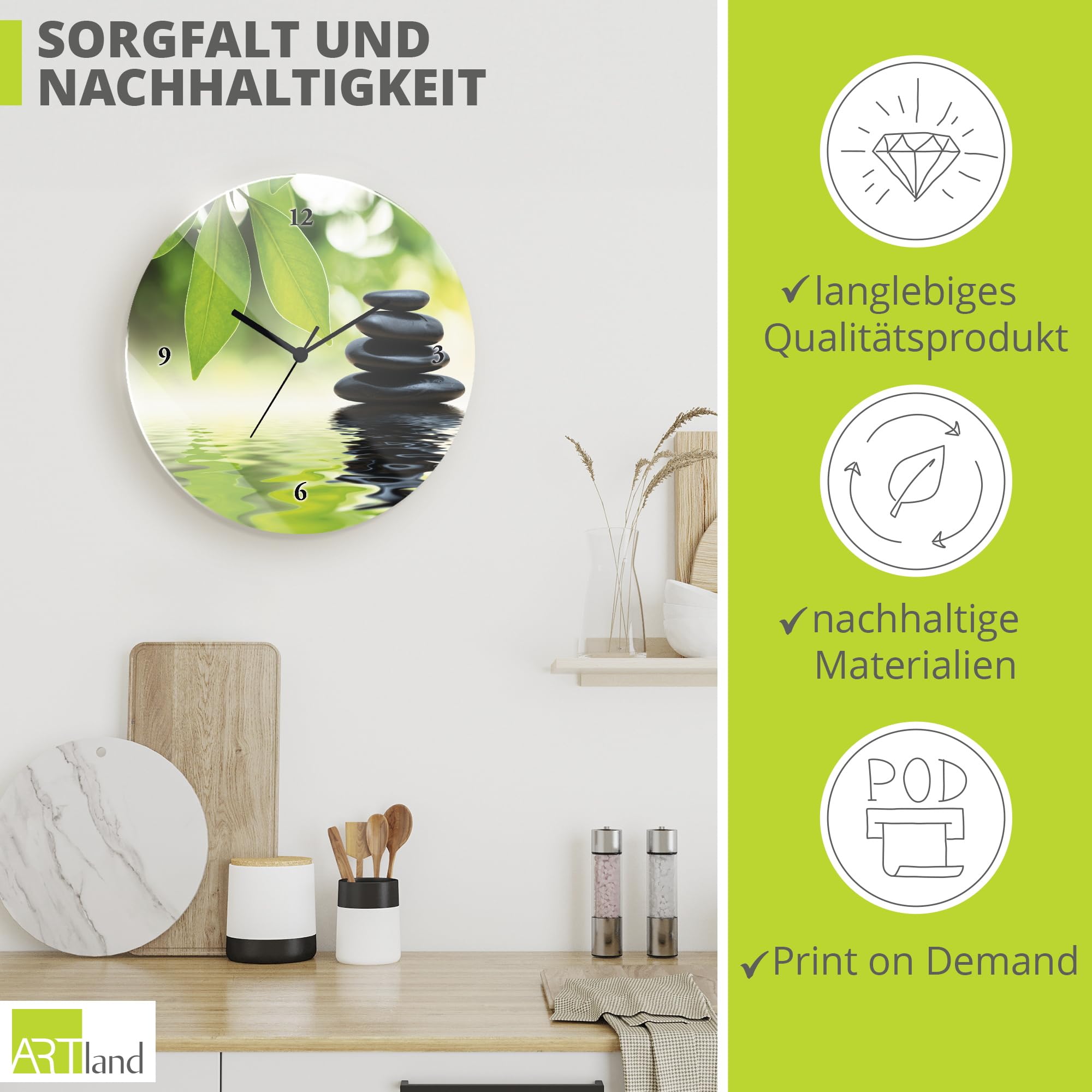 artland-wanduhren-funkuhr-glas-30-cm-zen-spa-t5uj image 5