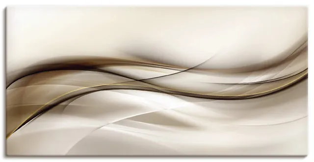 artland-leinwandbilder-welle-braun-01-leinwandbild-100x50-cm-braun image 1