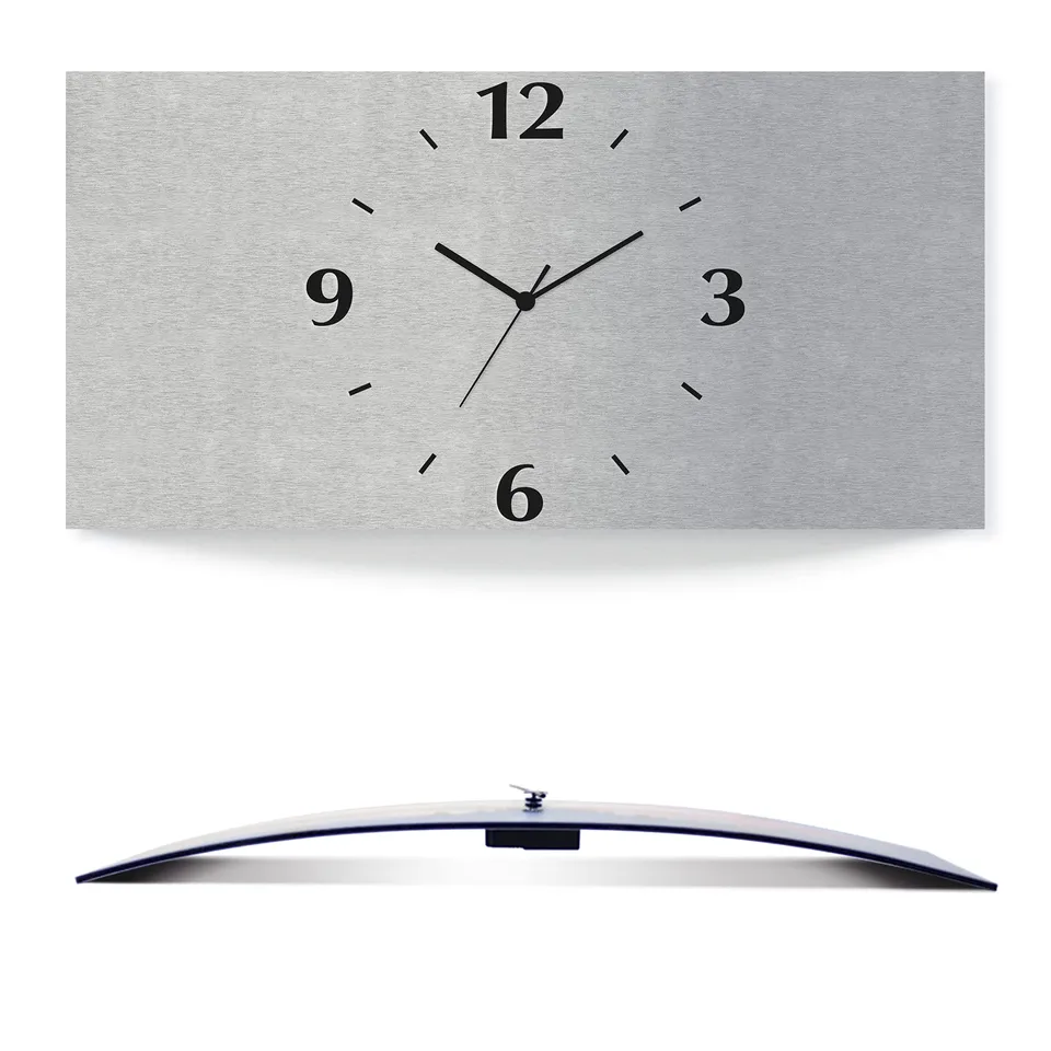 artland-wanduhren-funkuhr-wanduhr-60x30-3d-lautlos-modern image 1